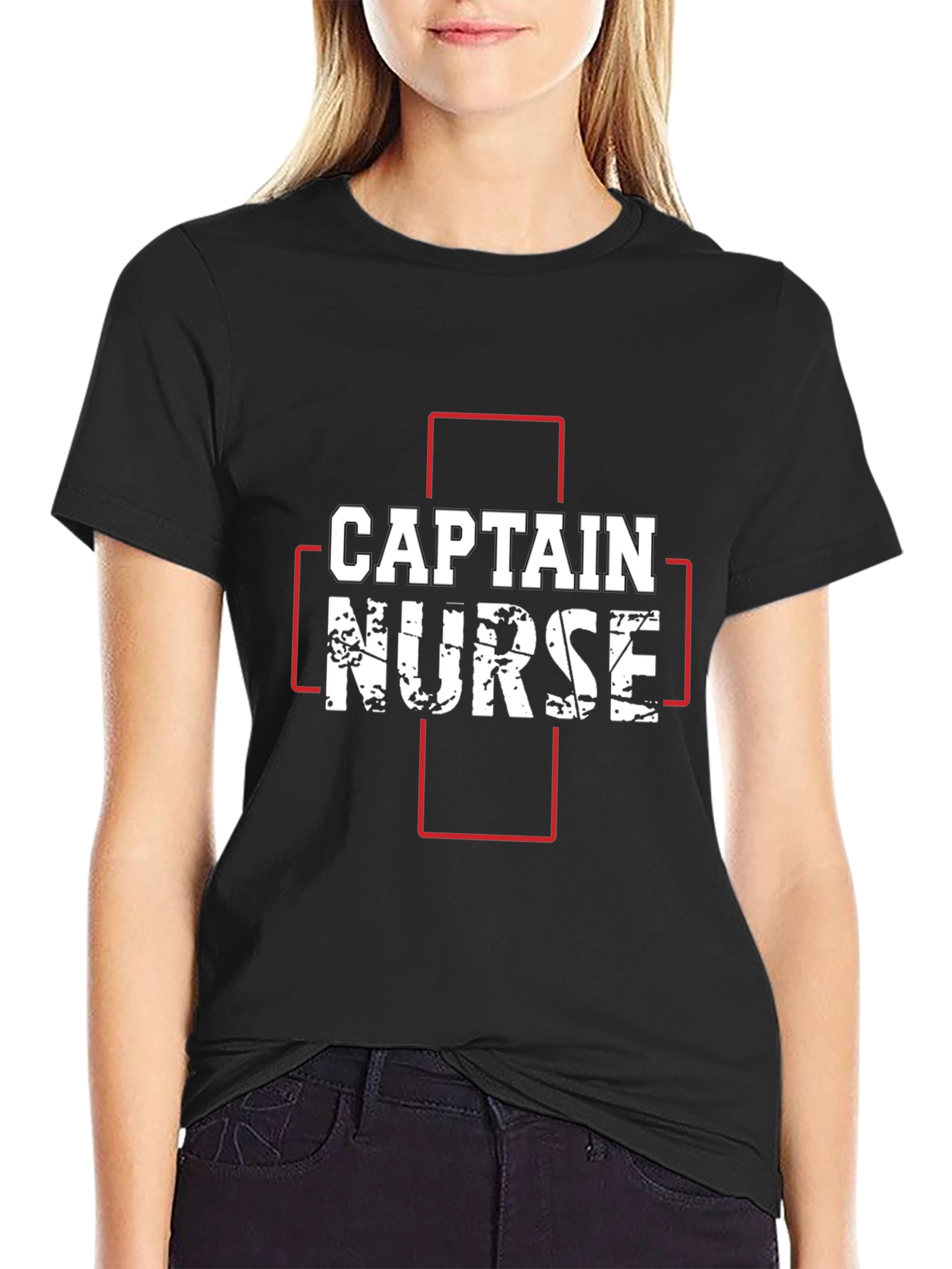 Captain Nurse Graphic T-Shirt