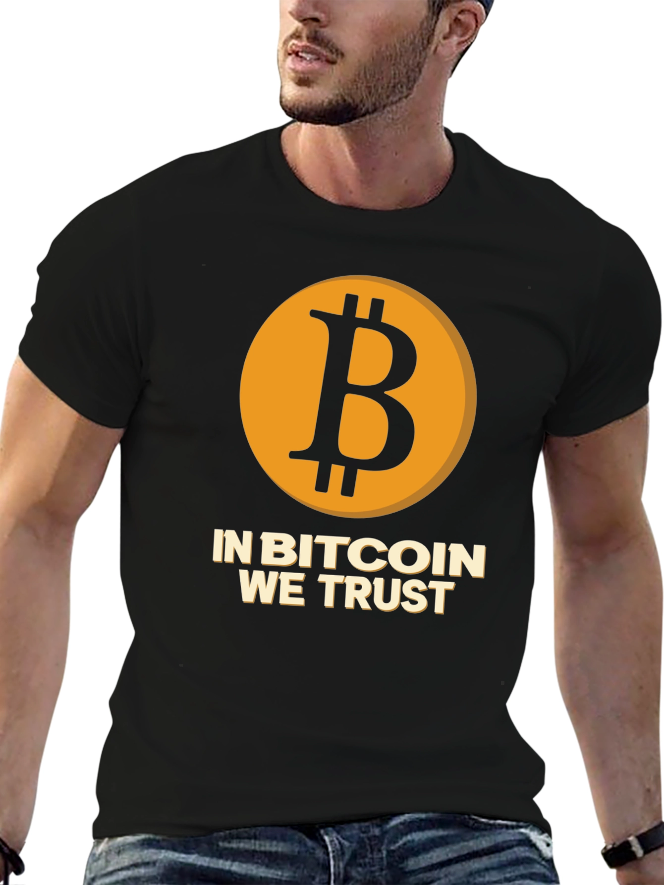 Bitcoin We Trust Black T-Shirt - Crypto Currency Tee