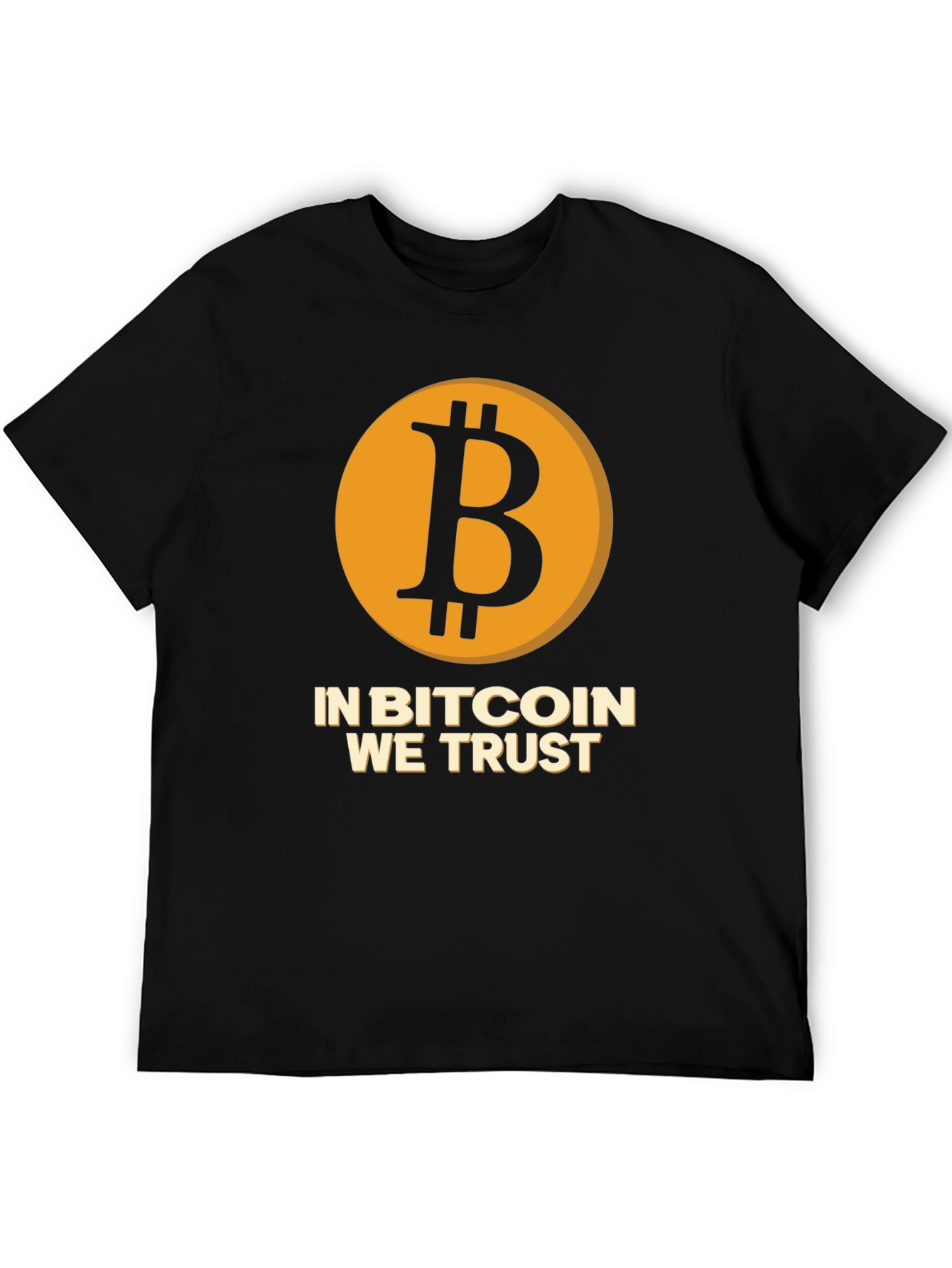 Bitcoin We Trust Black T-Shirt - Crypto Currency Tee