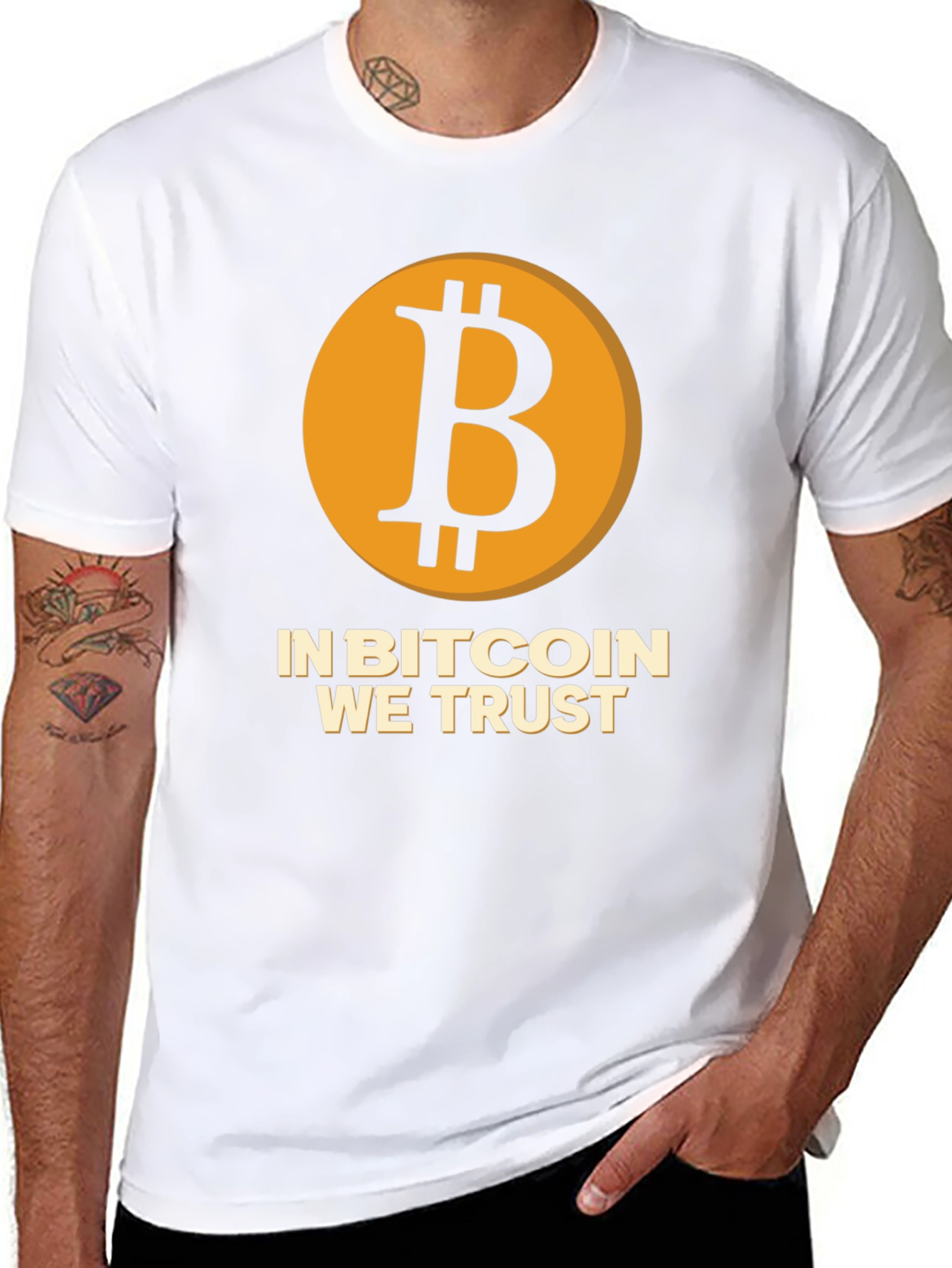 Bitcoin We Trust Black T-Shirt - Crypto Currency Tee
