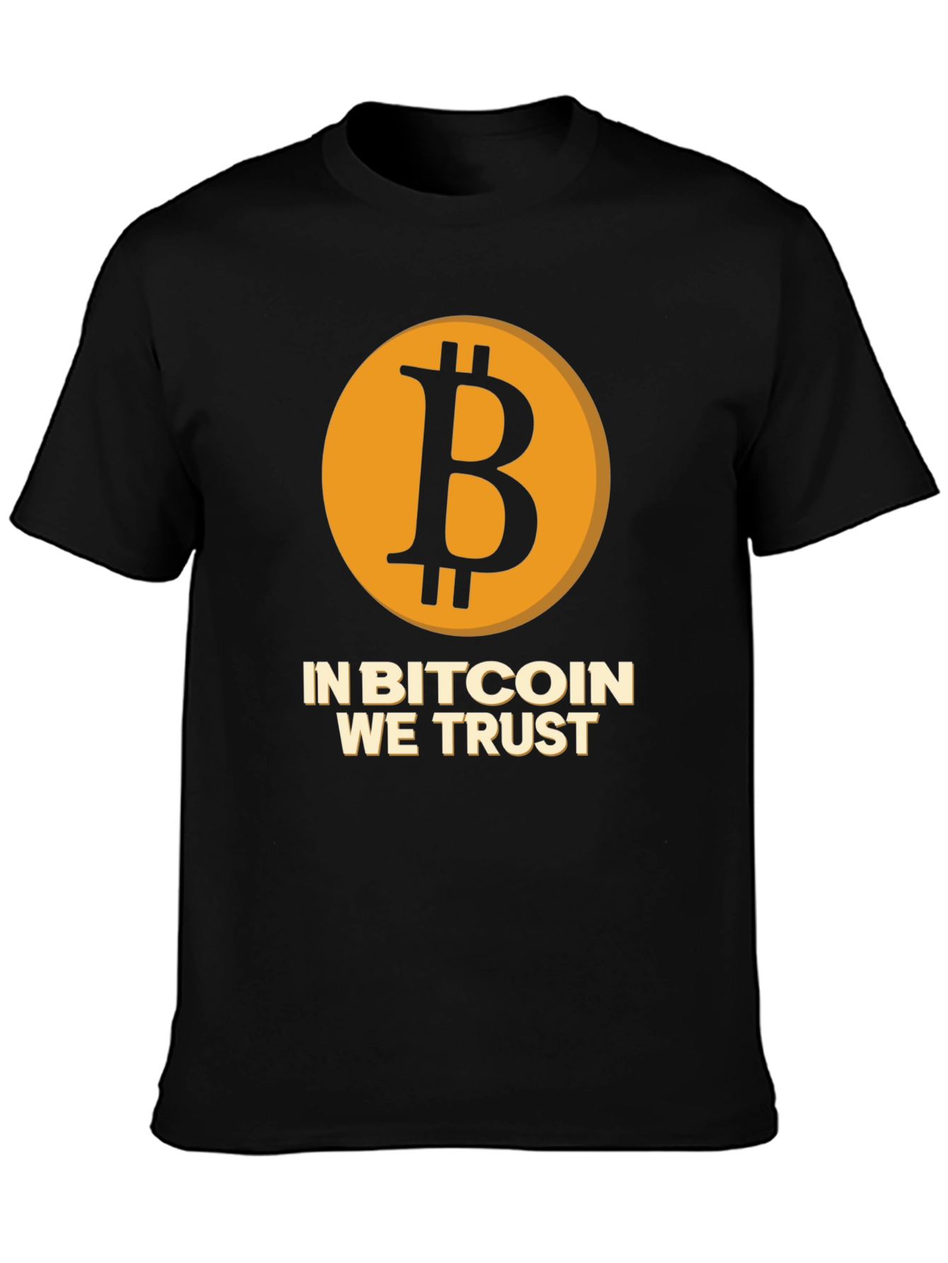 Bitcoin We Trust Black T-Shirt - Crypto Currency Tee