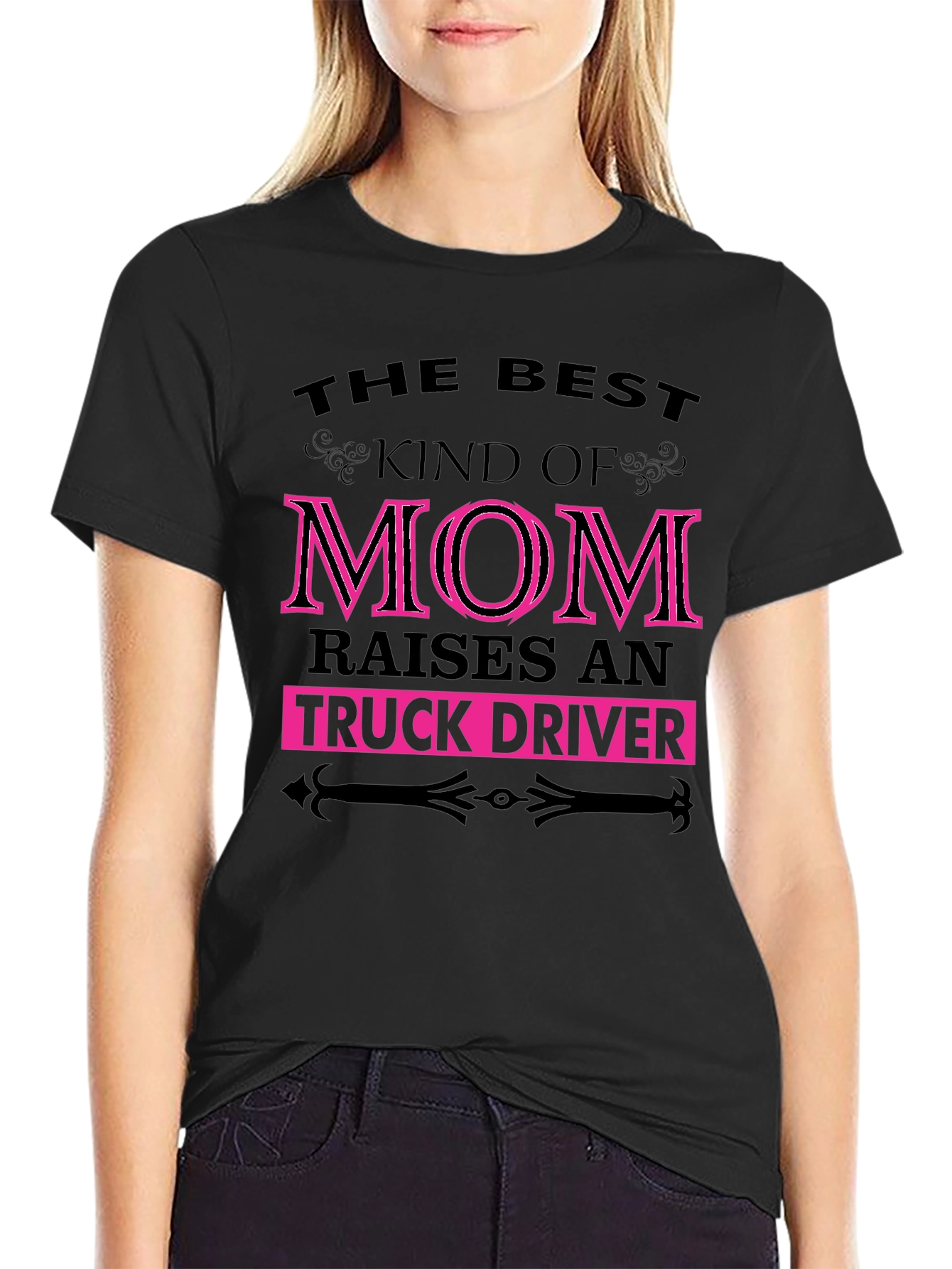Best Kind of Mom Truck Driver T-Shirt