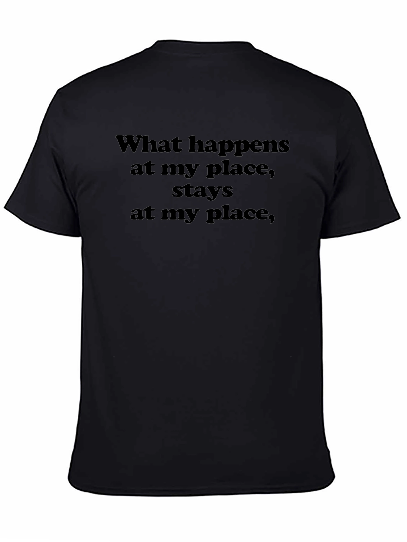 Humorous What Happens Graphic Tee