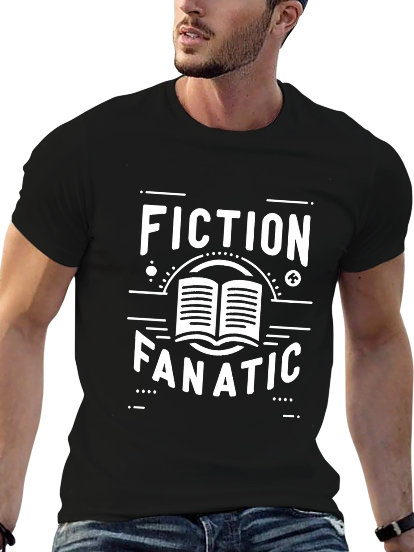 Fiction Fanatic Graphic Tee - Book Lover T-Shirt