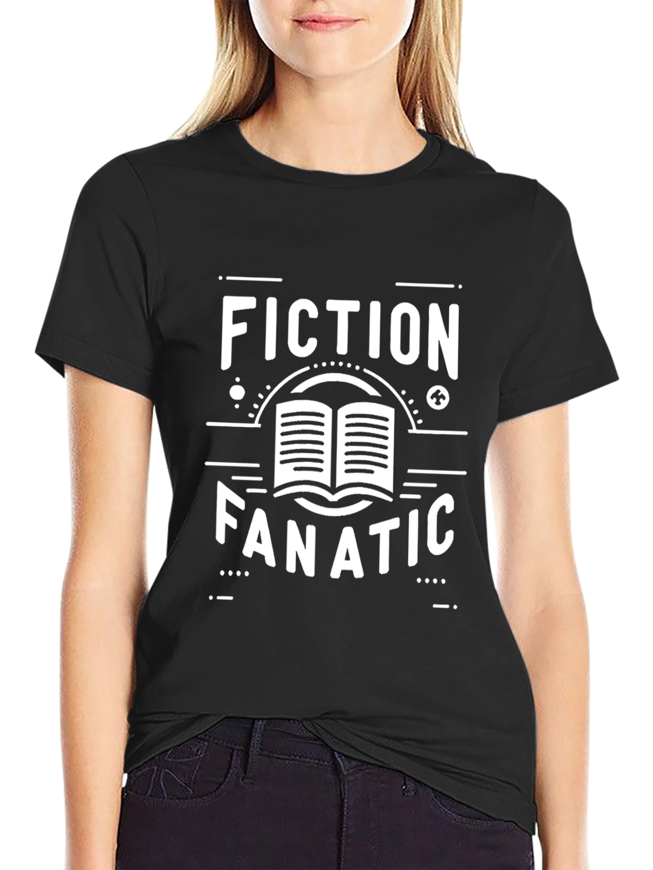 Fiction Fanatic Graphic Tee - Book Lover T-Shirt
