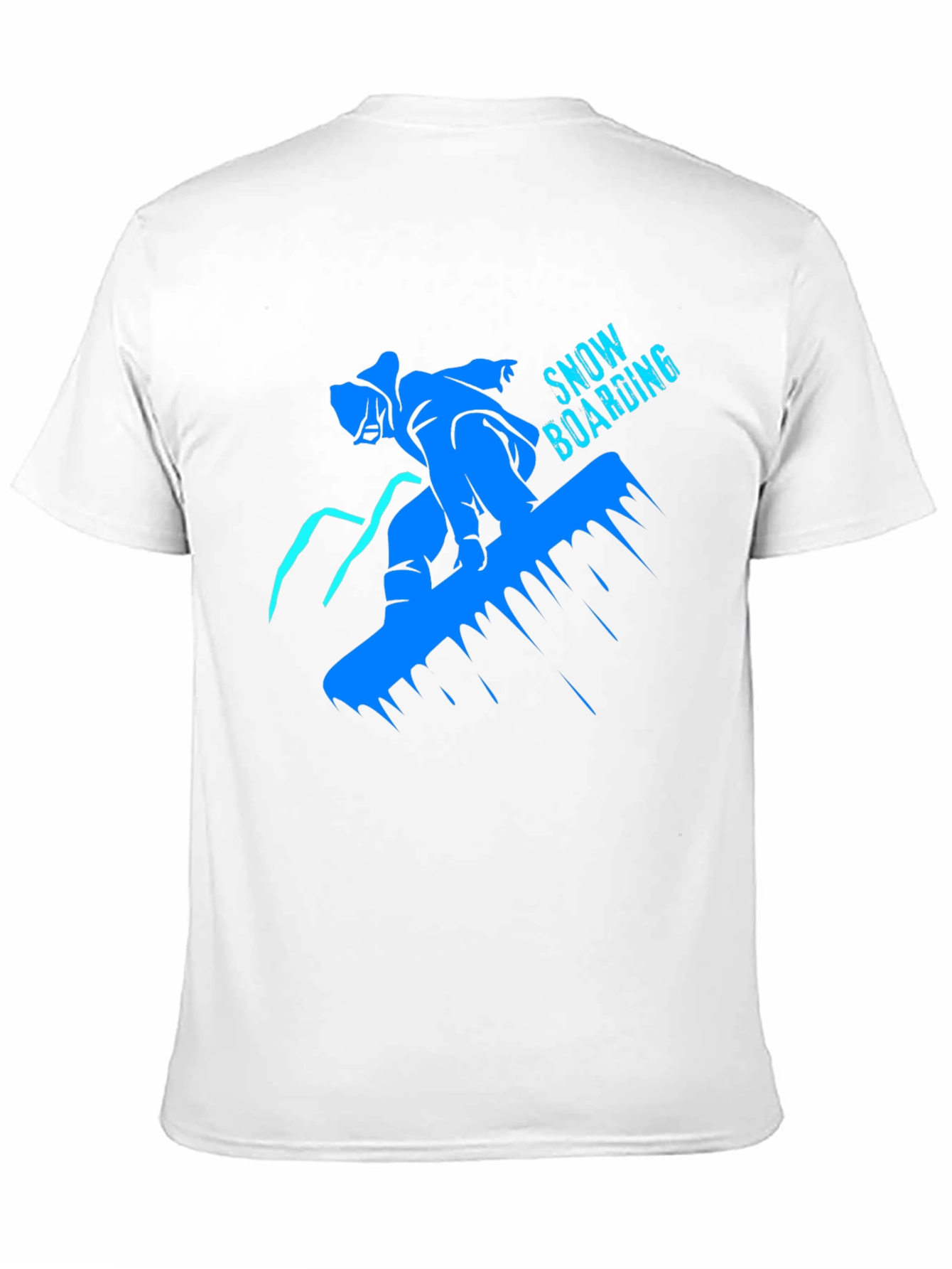 Snowboarding Graphic T-Shirt - Black