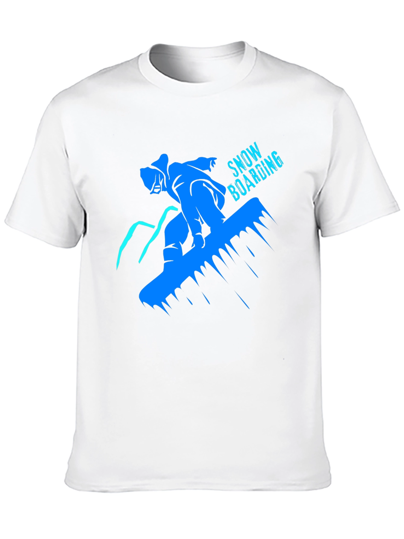 Snowboarding Graphic T-Shirt - Black