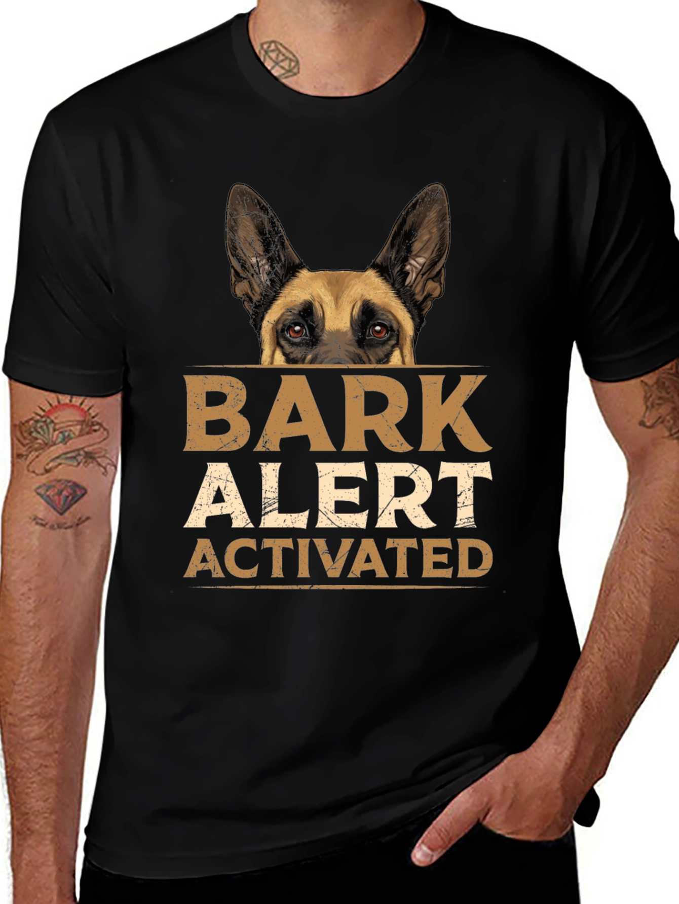 Bark Alert Activated Dog Lover T-Shirt