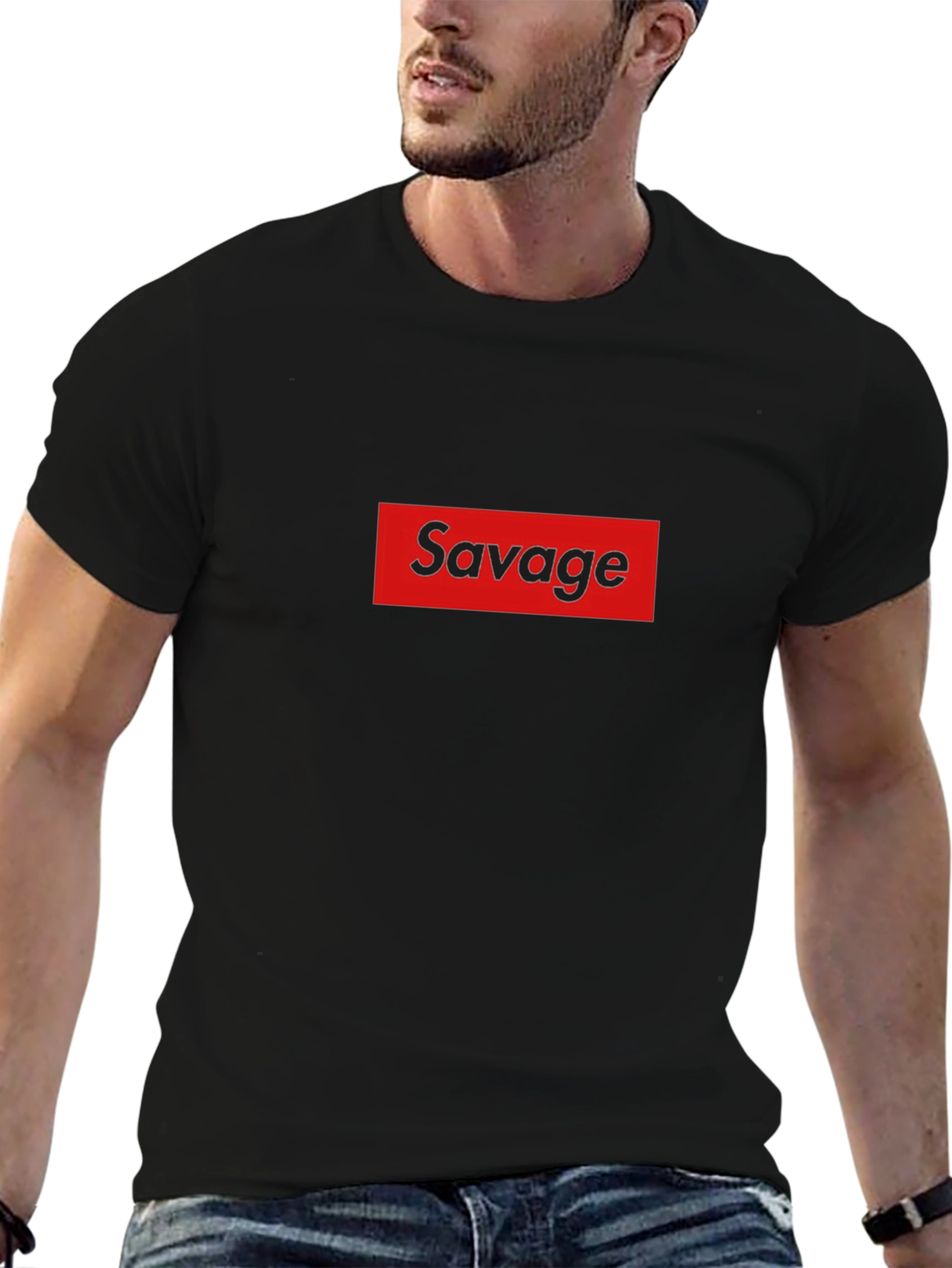Savage Graphic Print Tee - Bold Streetwear