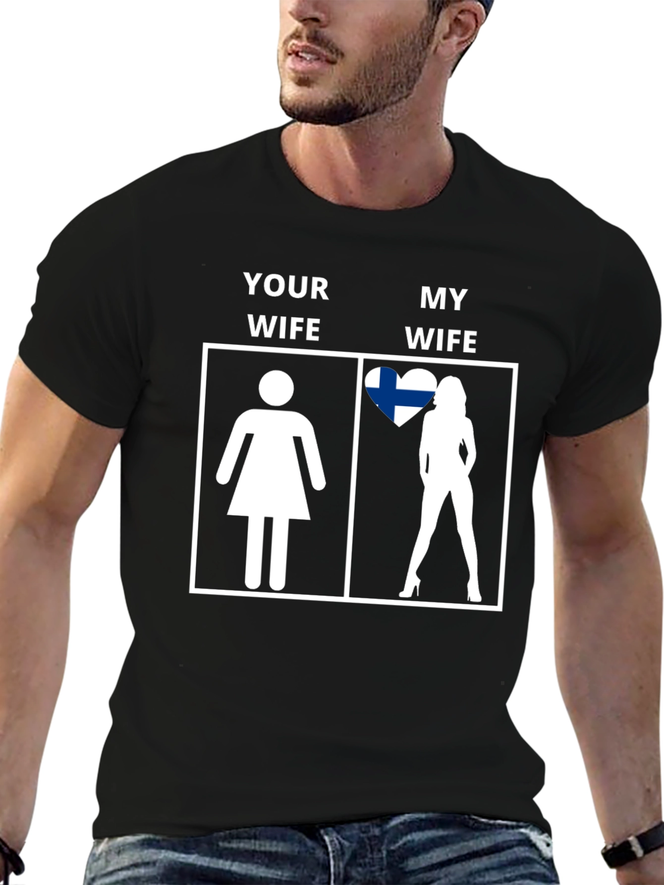 Finland Wife T-Shirt - Funny Graphic Tee