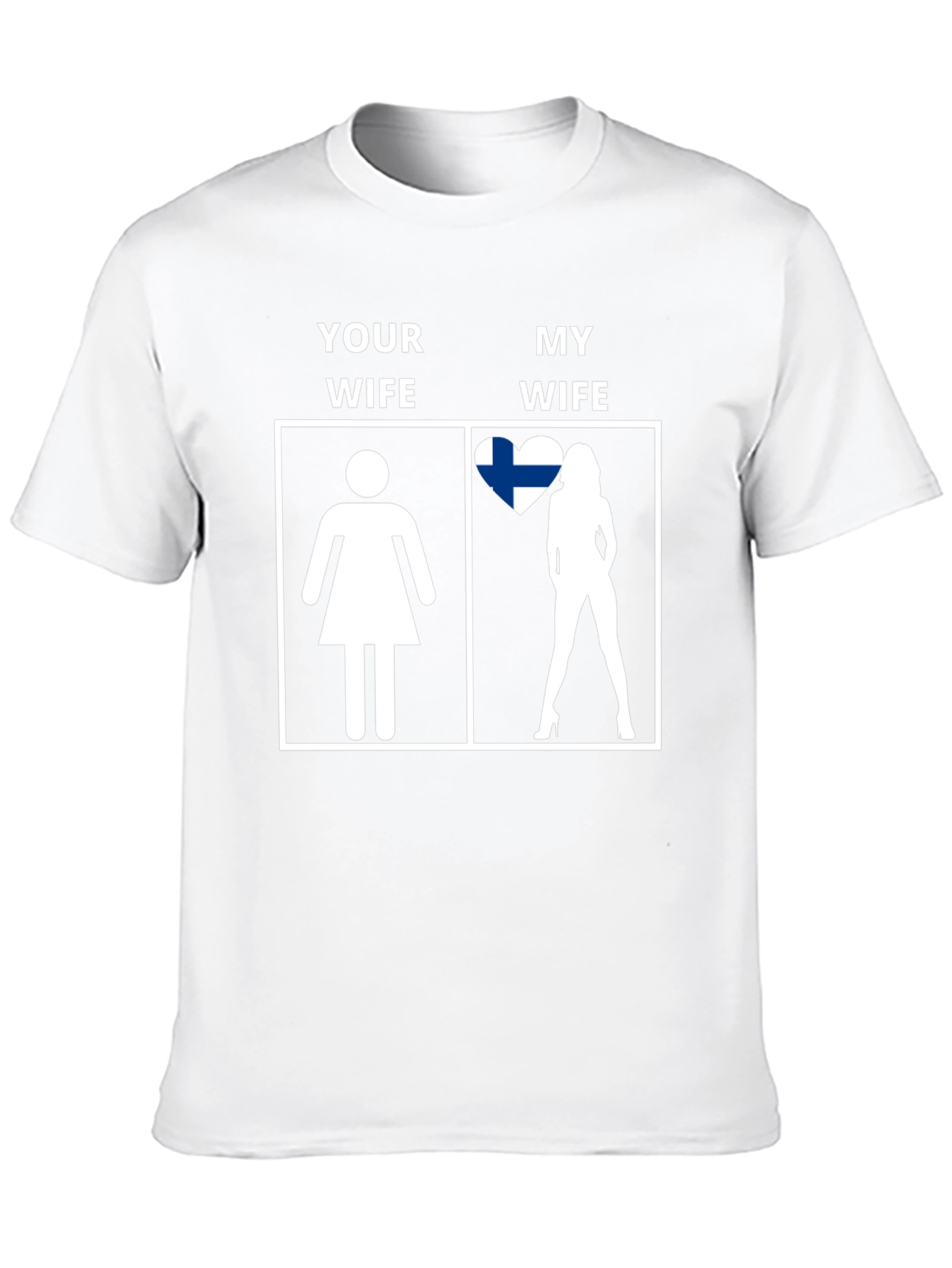 Finland Wife T-Shirt - Funny Graphic Tee