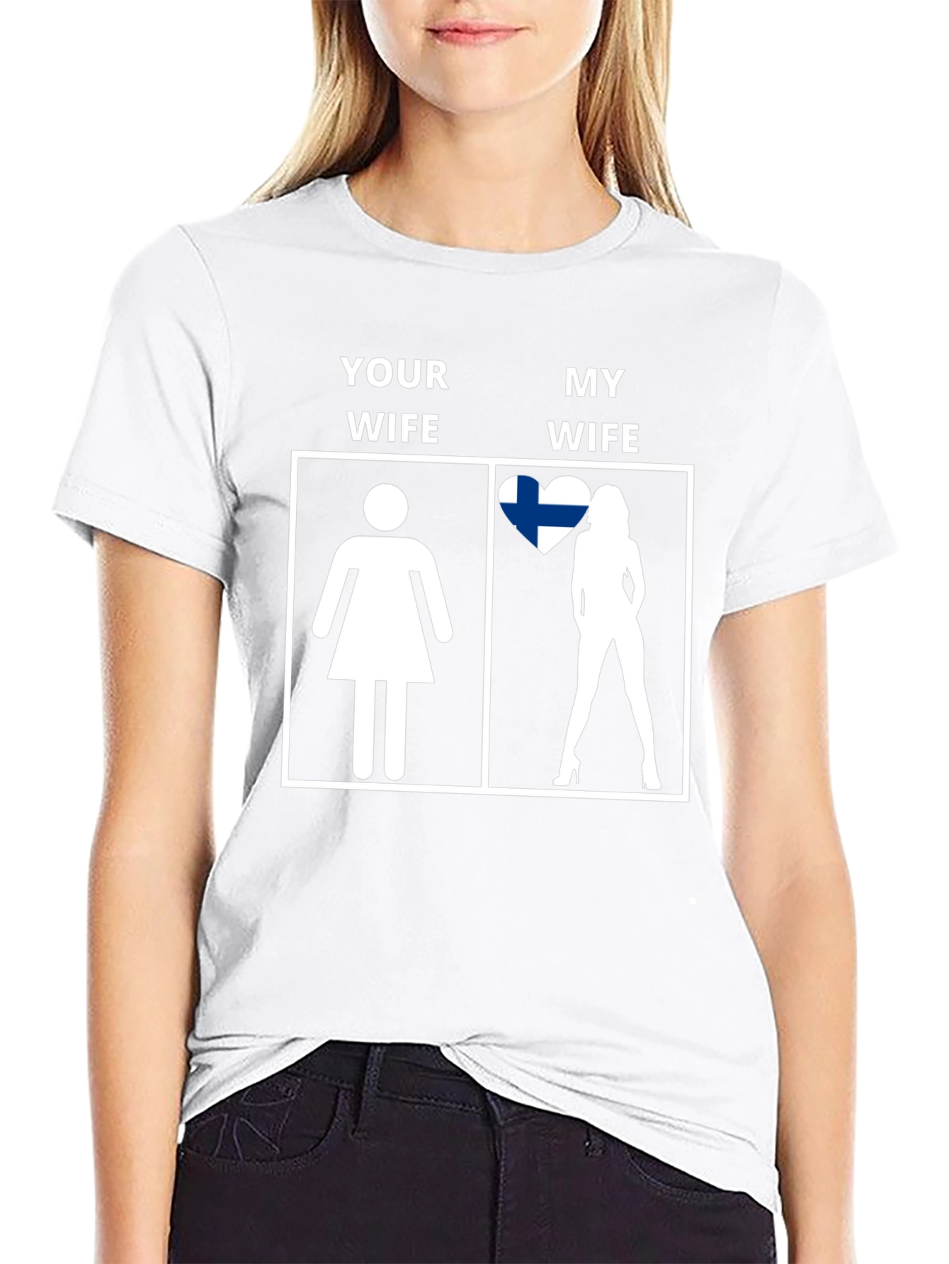 Finland Wife T-Shirt - Funny Graphic Tee