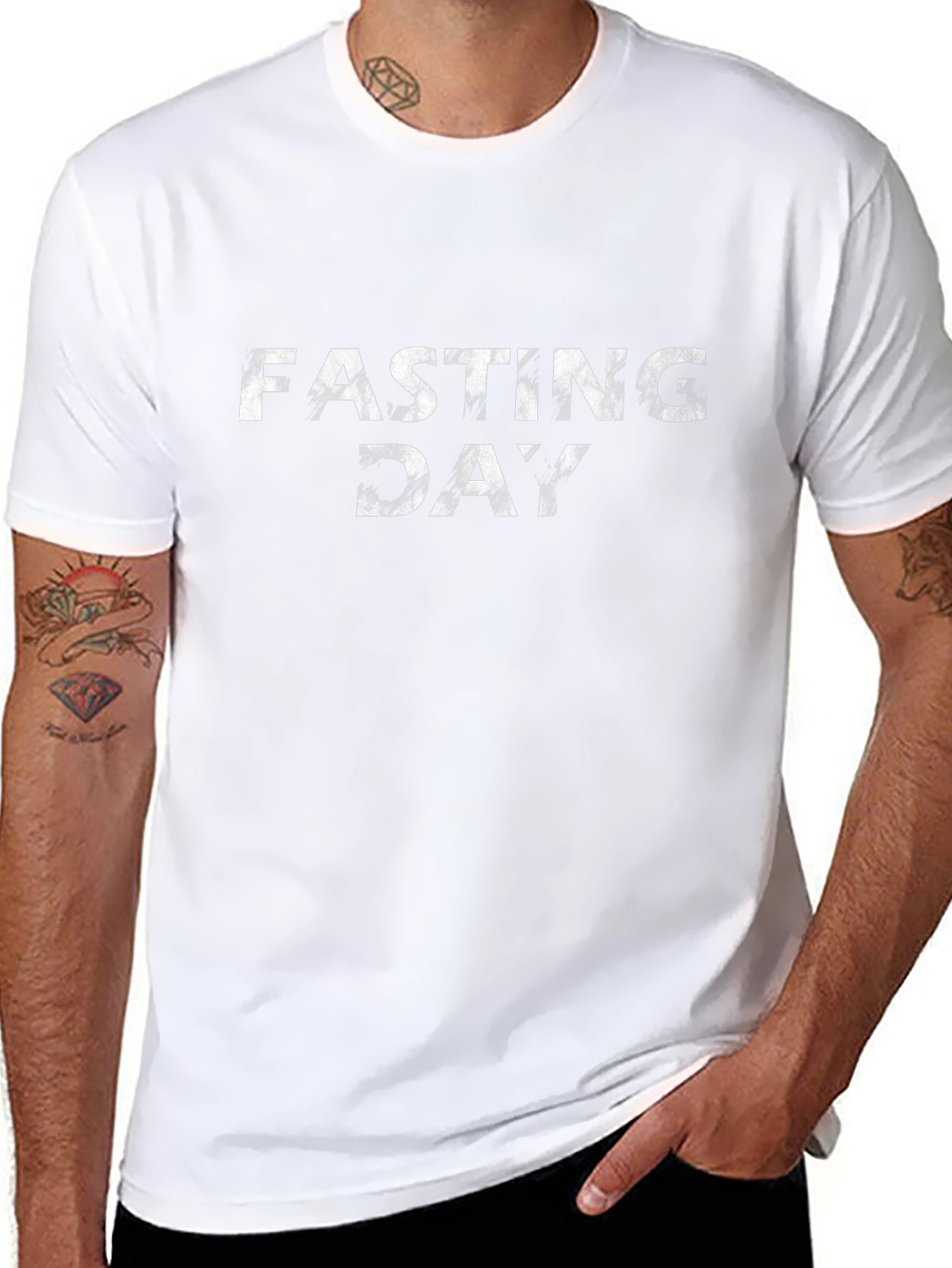Fasting Day Graphic Tee - Black