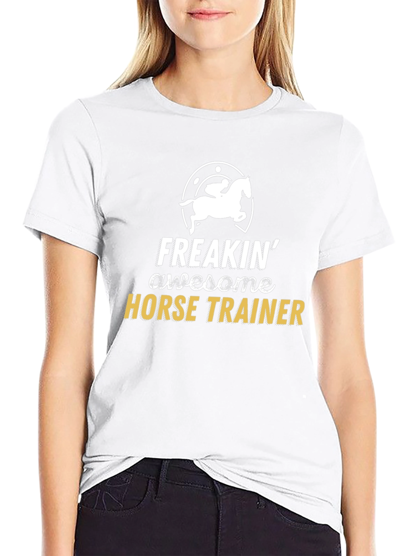 Freakin Awesome Horse Trainer Graphic Tee