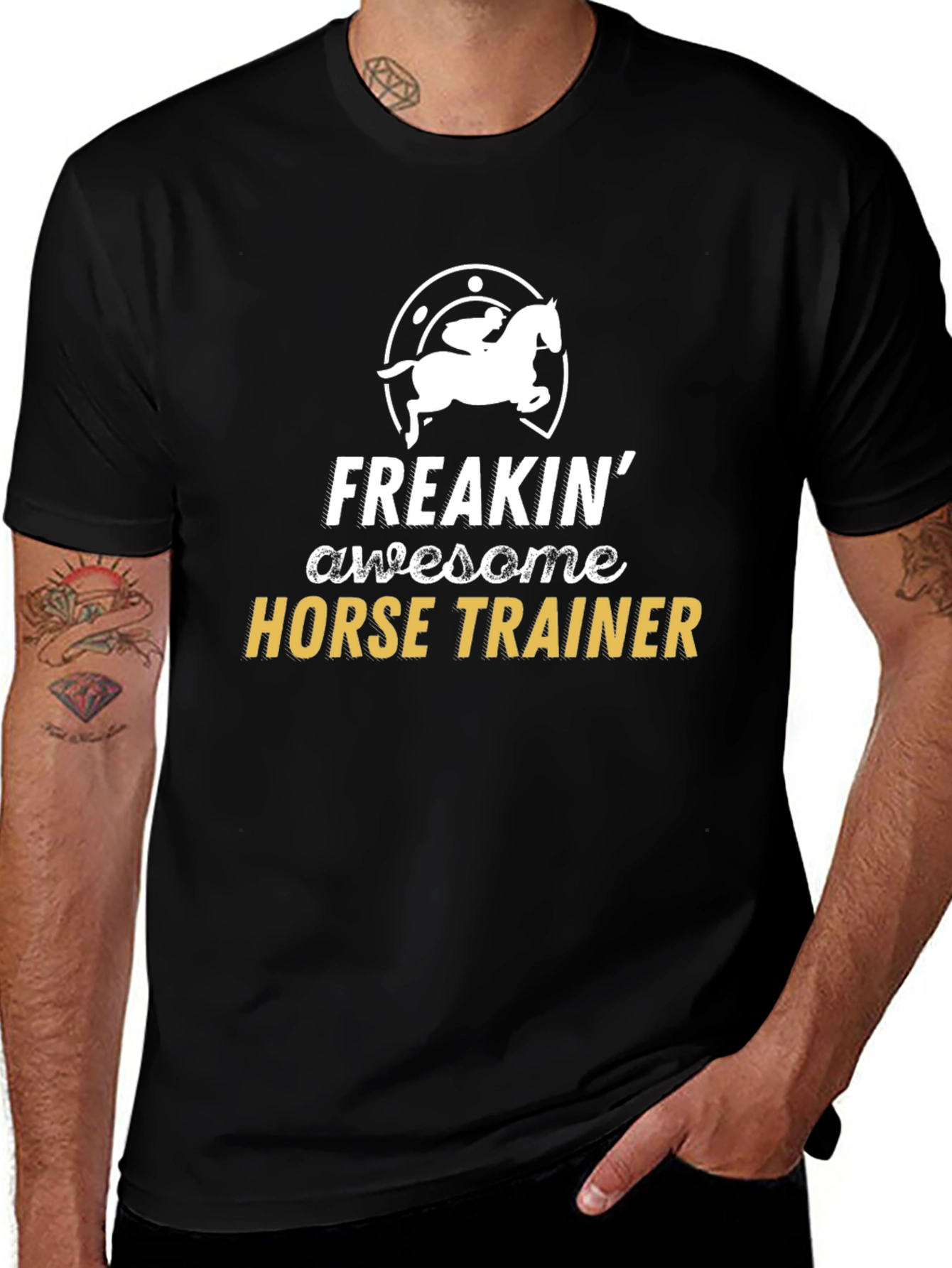 Freakin Awesome Horse Trainer Graphic Tee