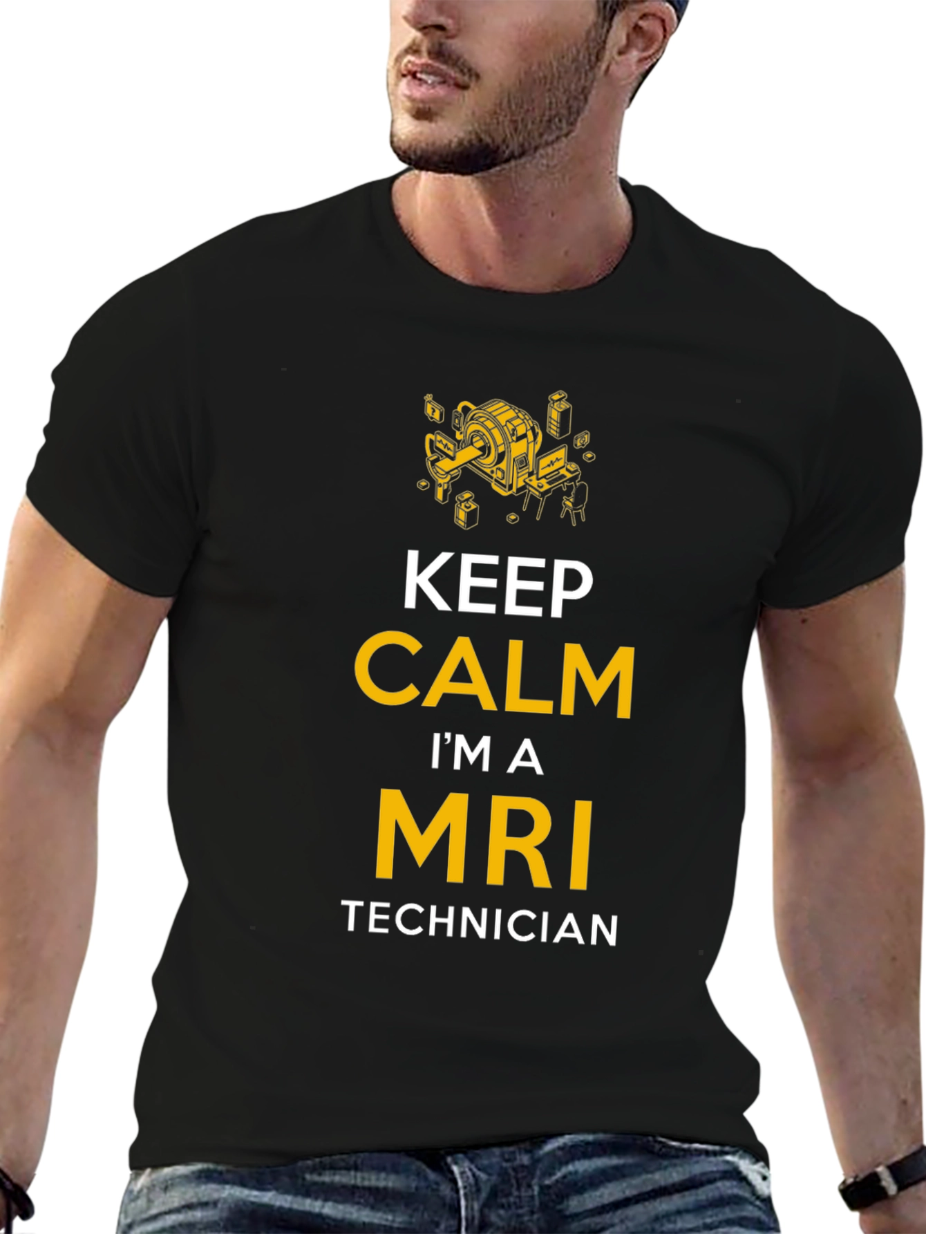 Keep Calm MRI Technician T-Shirt - Medical Professional Apparel