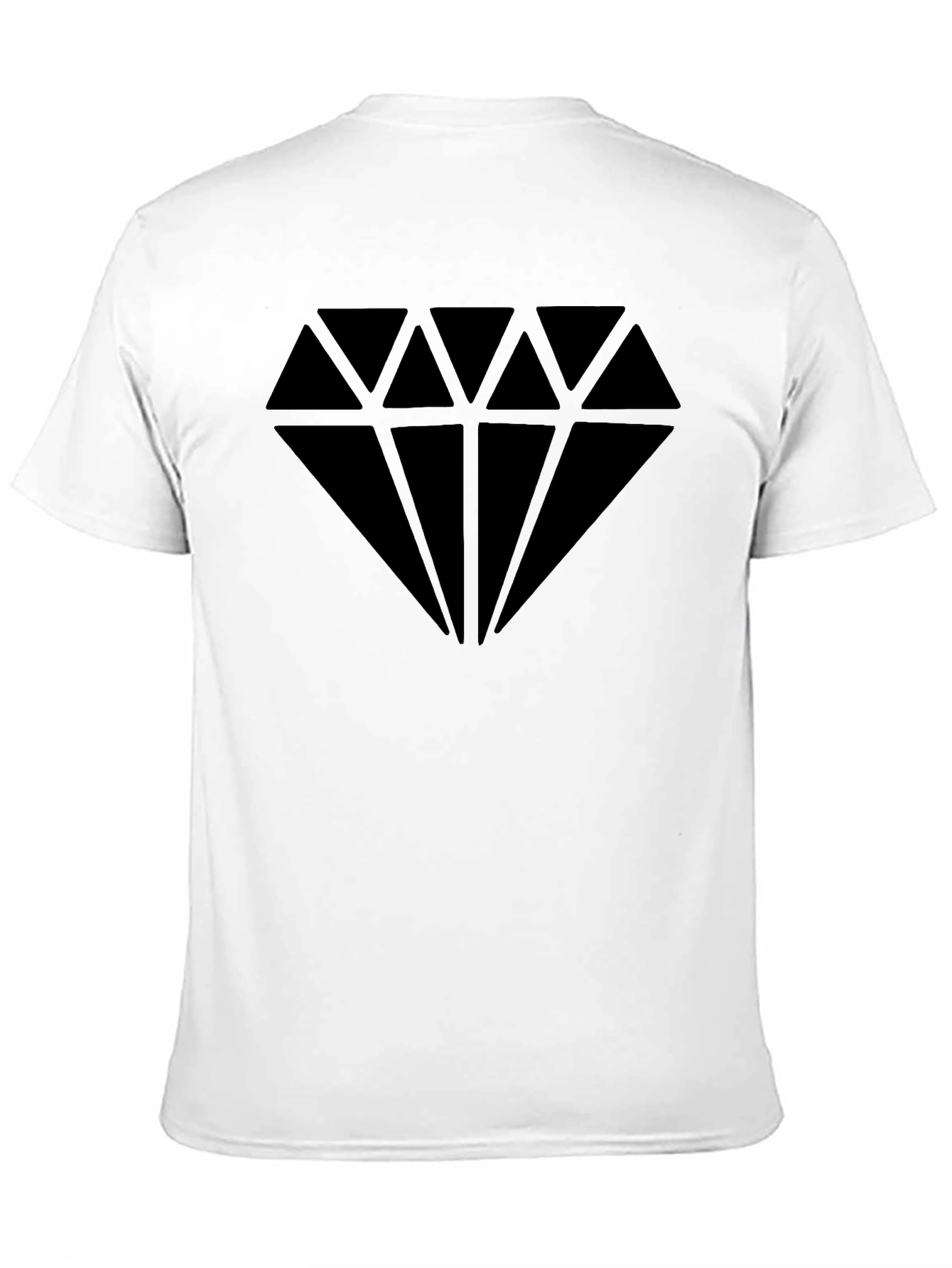 Bold Diamond Graphic Black T-Shirt
