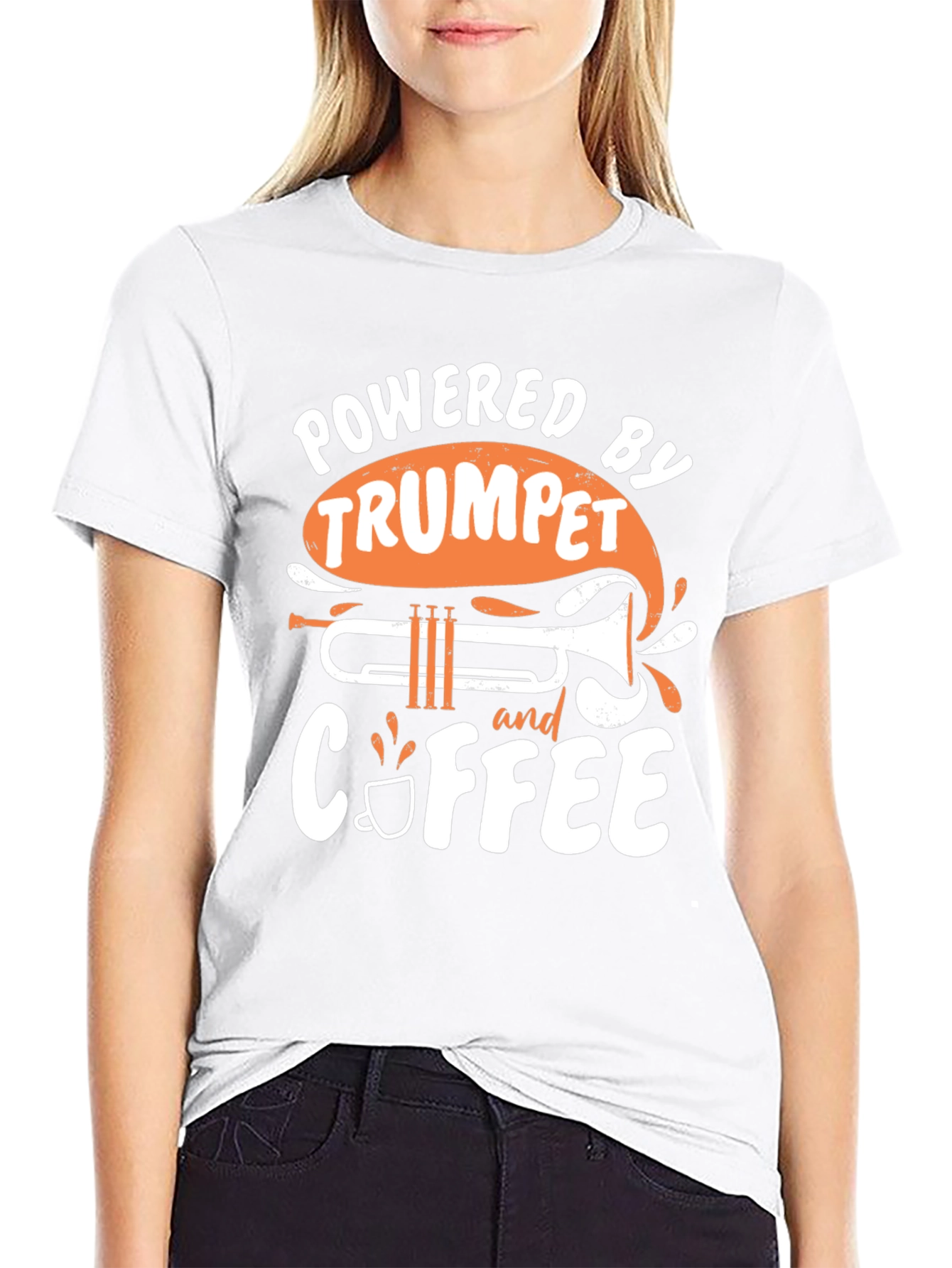 Trumpet & Coffee Powered T-Shirt