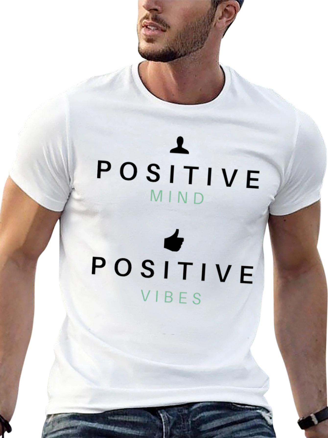 Positive Mind Positive Vibes Graphic Tee