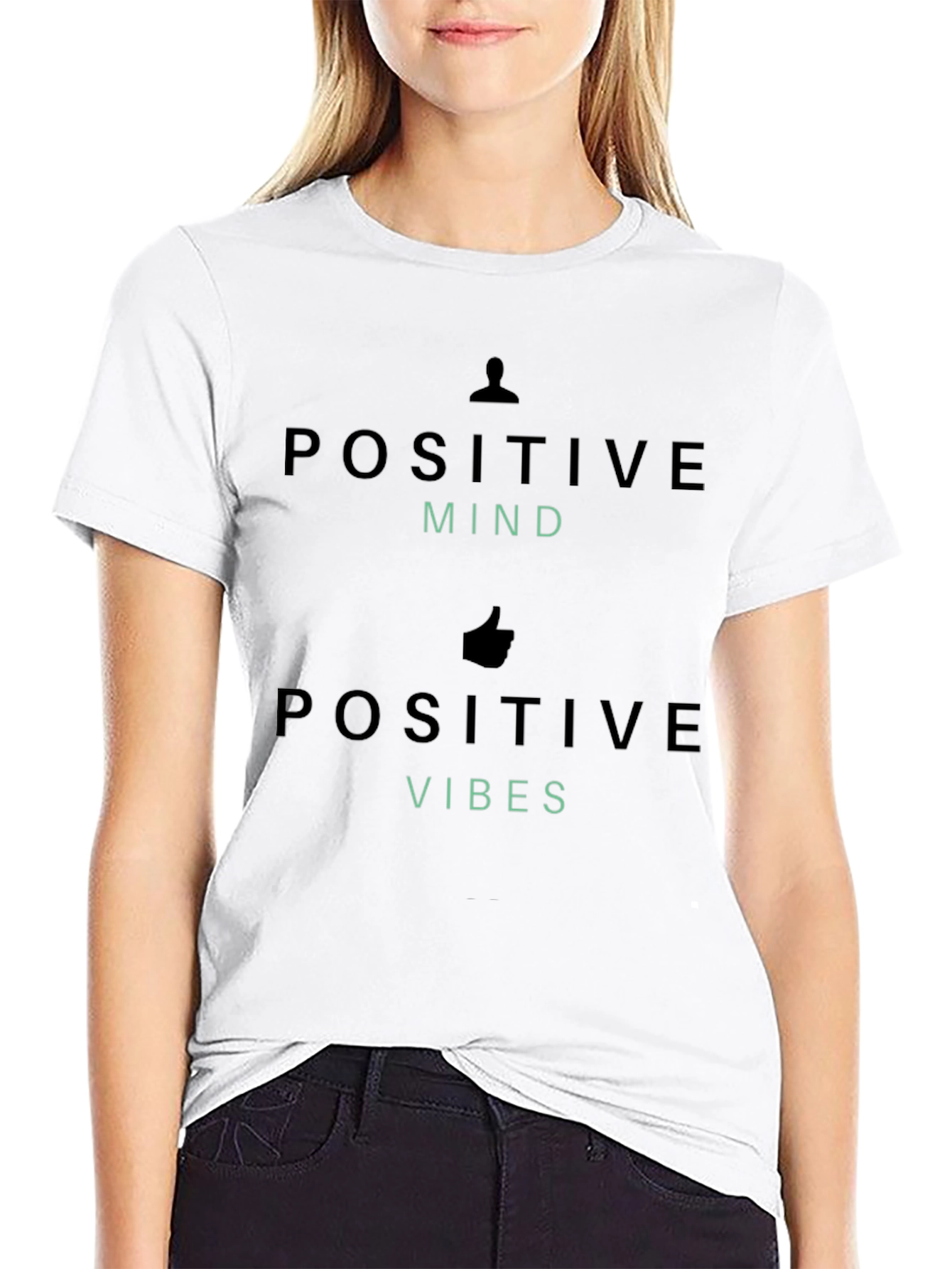 Positive Mind Positive Vibes Graphic Tee