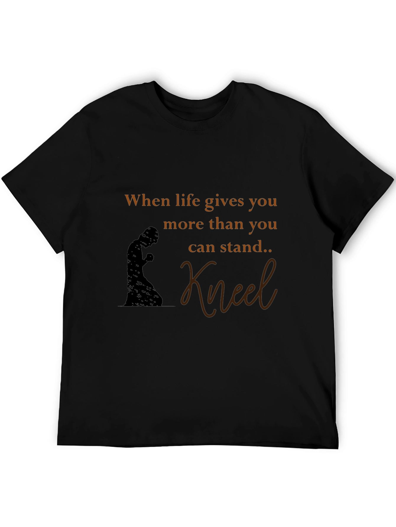 Inspirational Christian Kneel T-Shirt