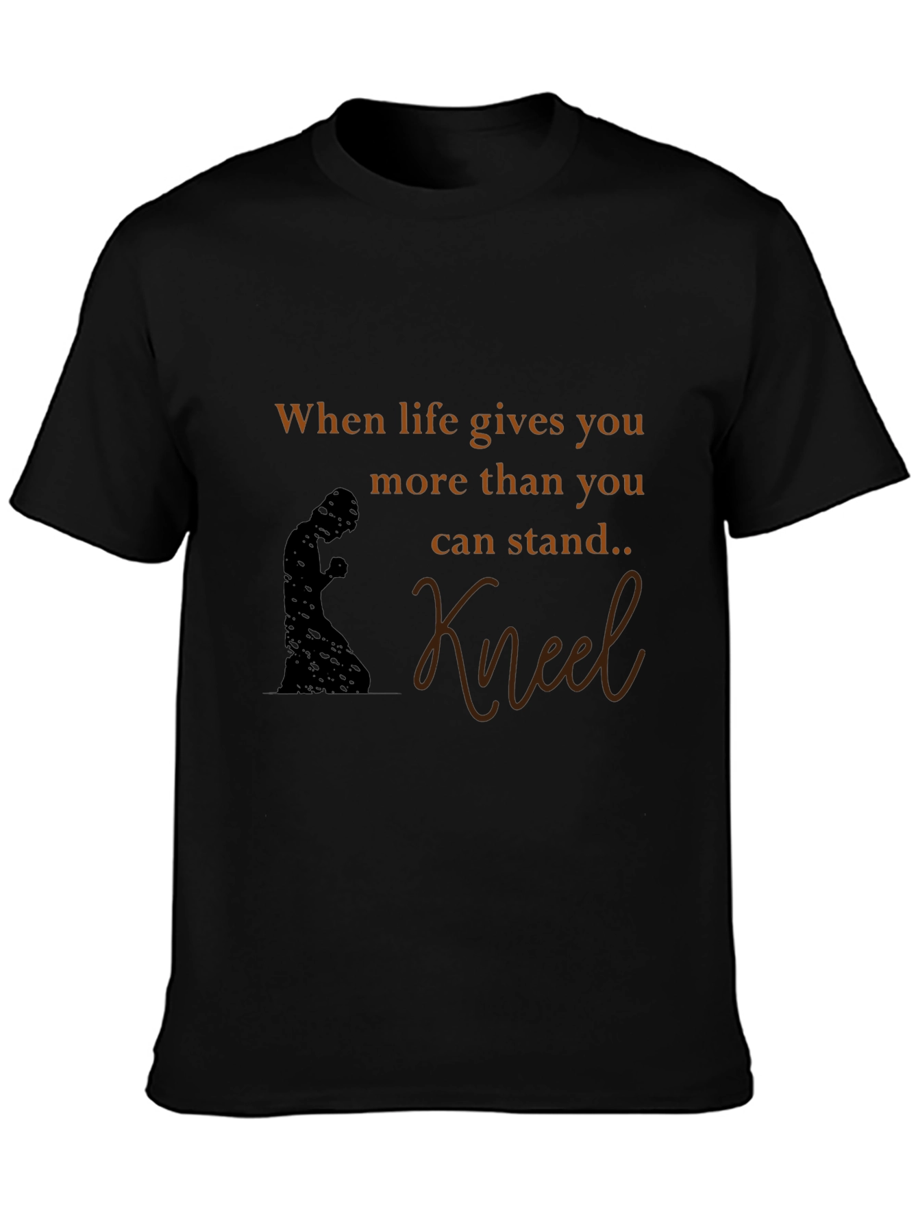 Inspirational Christian Kneel T-Shirt