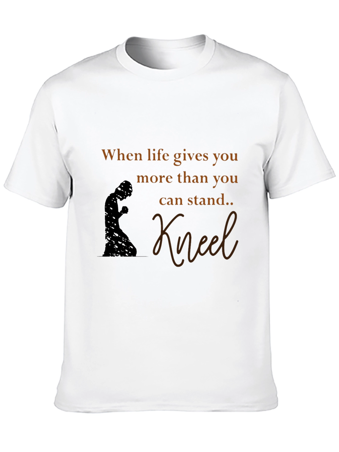 Inspirational Christian Kneel T-Shirt