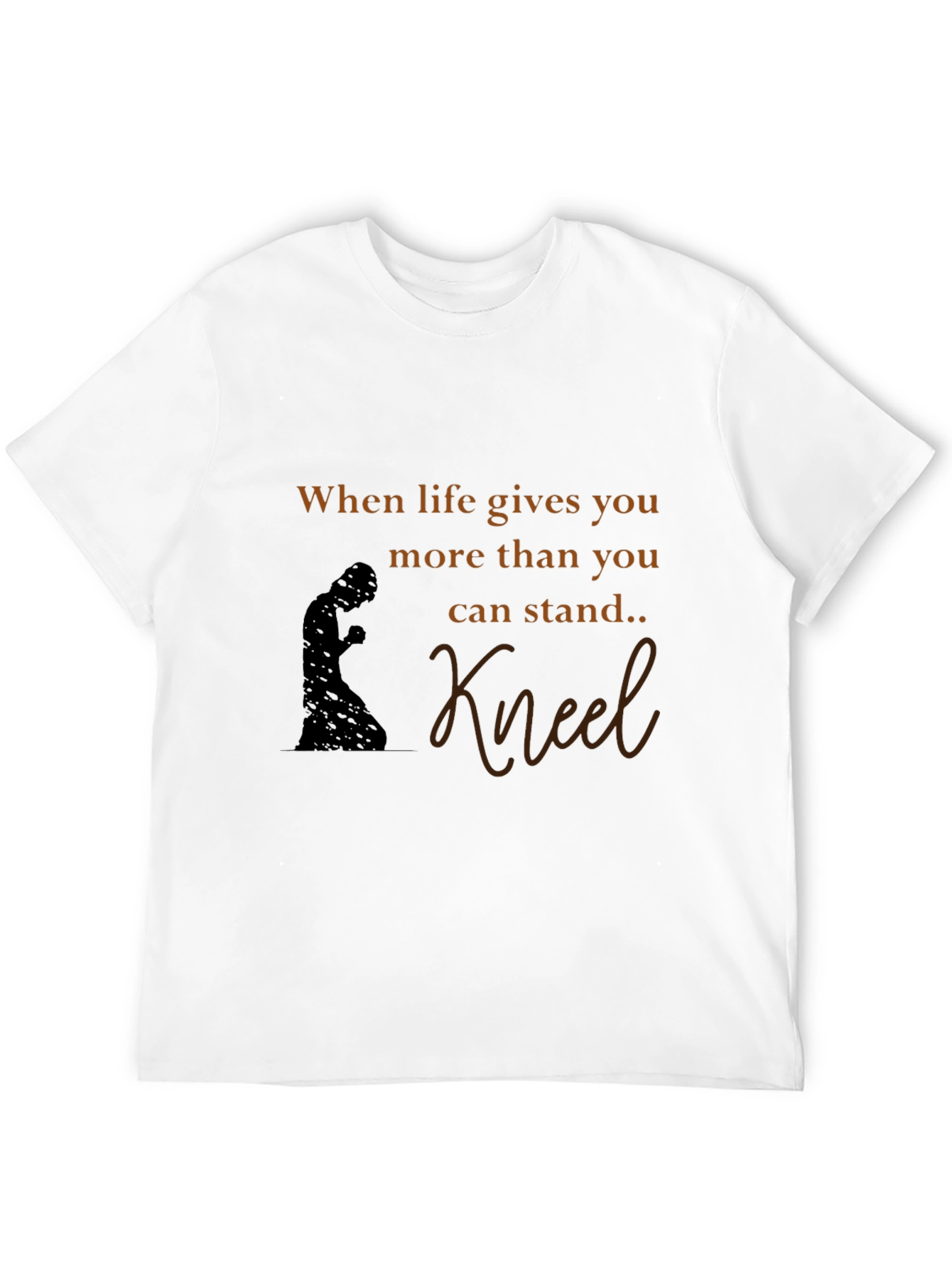 Inspirational Christian Kneel T-Shirt
