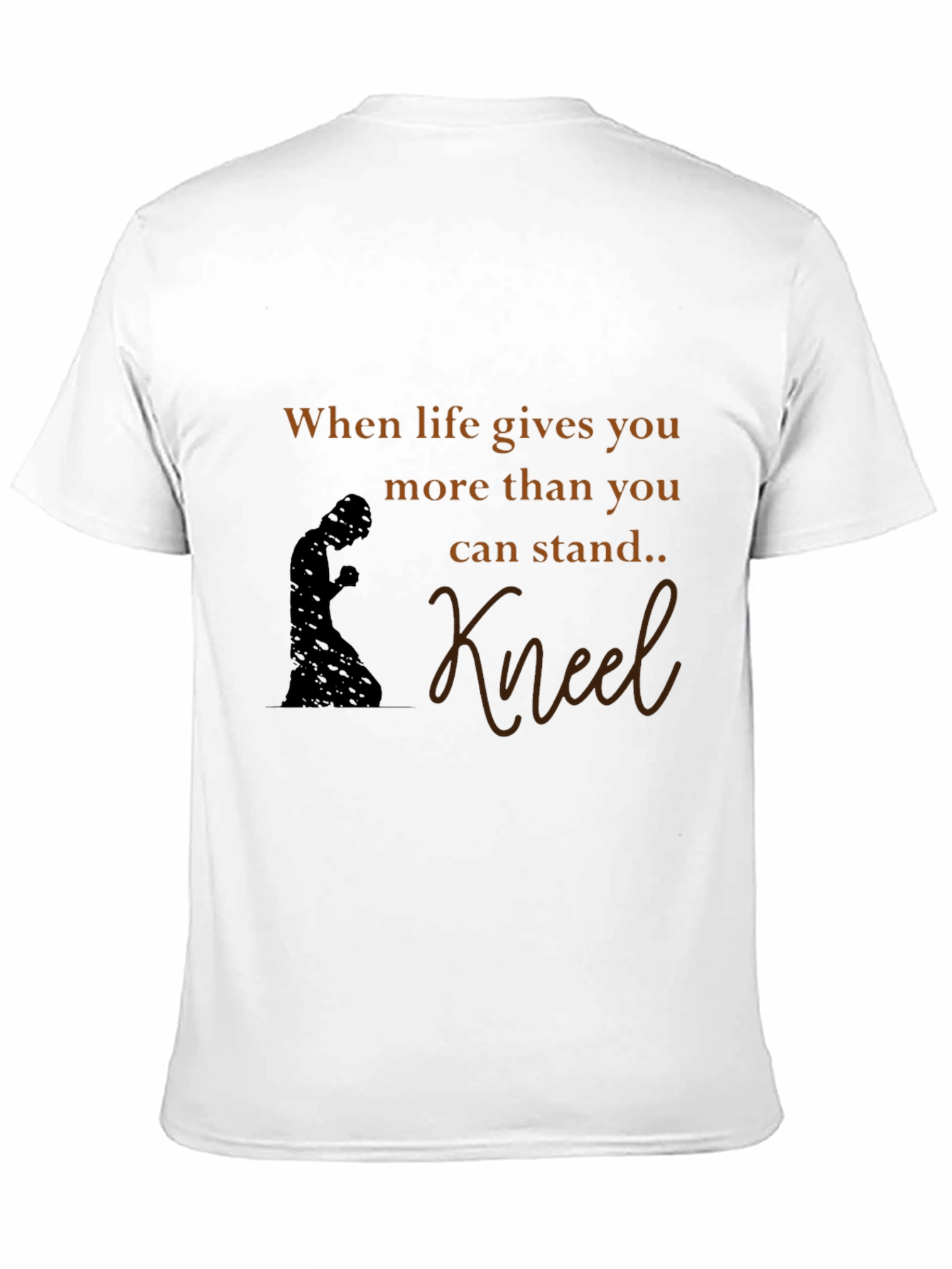 Inspirational Christian Kneel T-Shirt