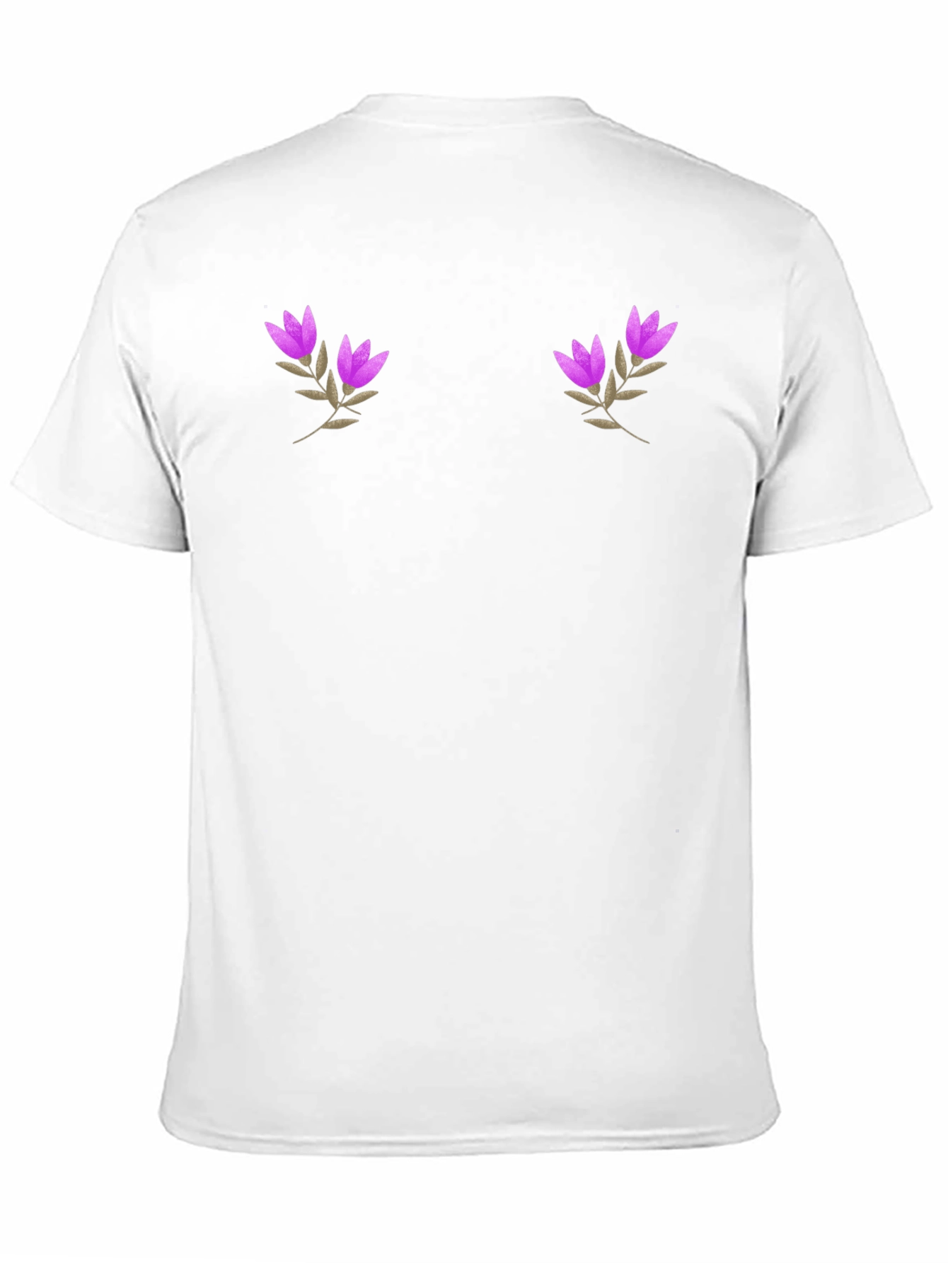 Black Floral Embroidered T-Shirt