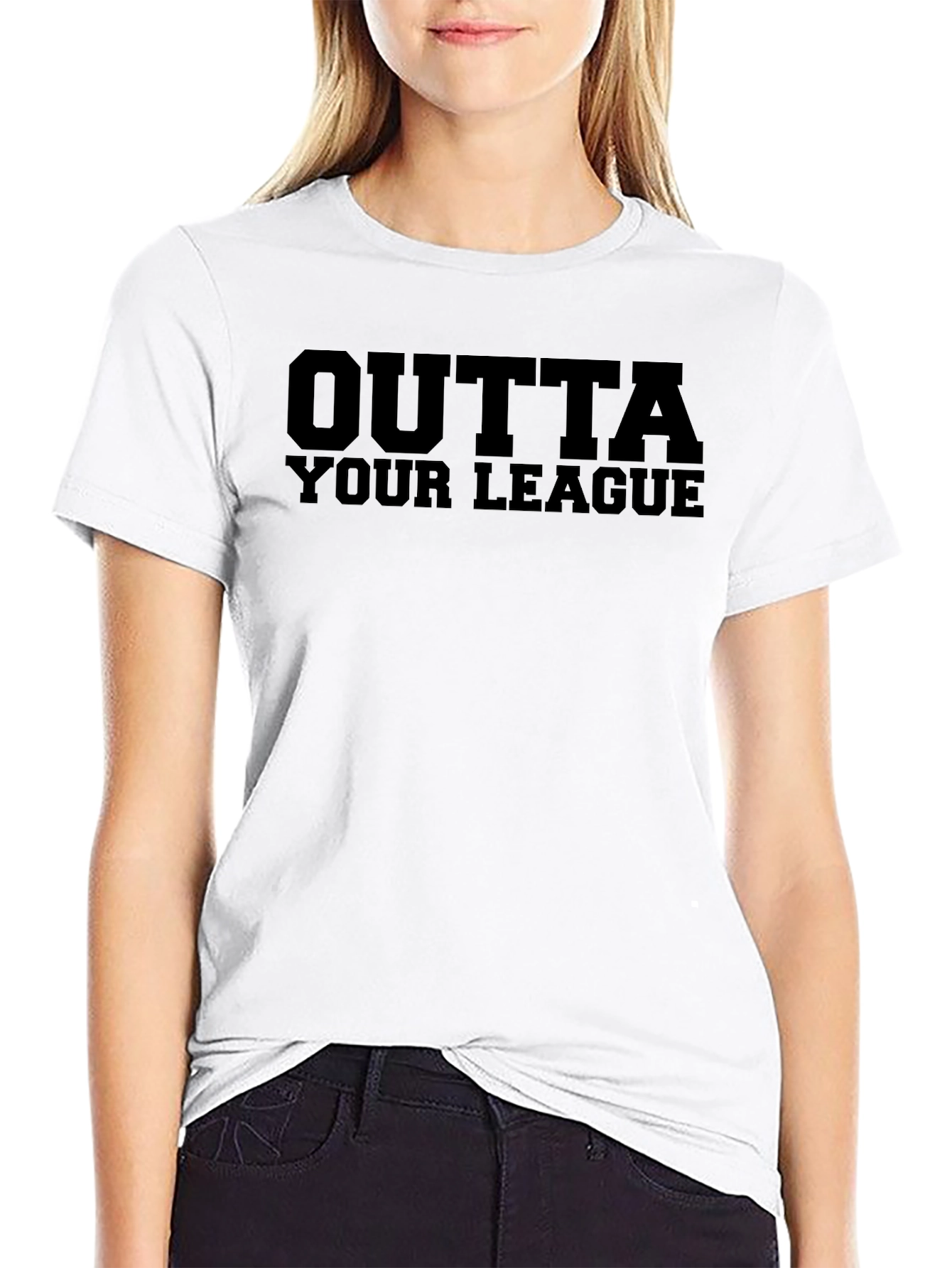Outta Your League Graphic Tee - Casual Style