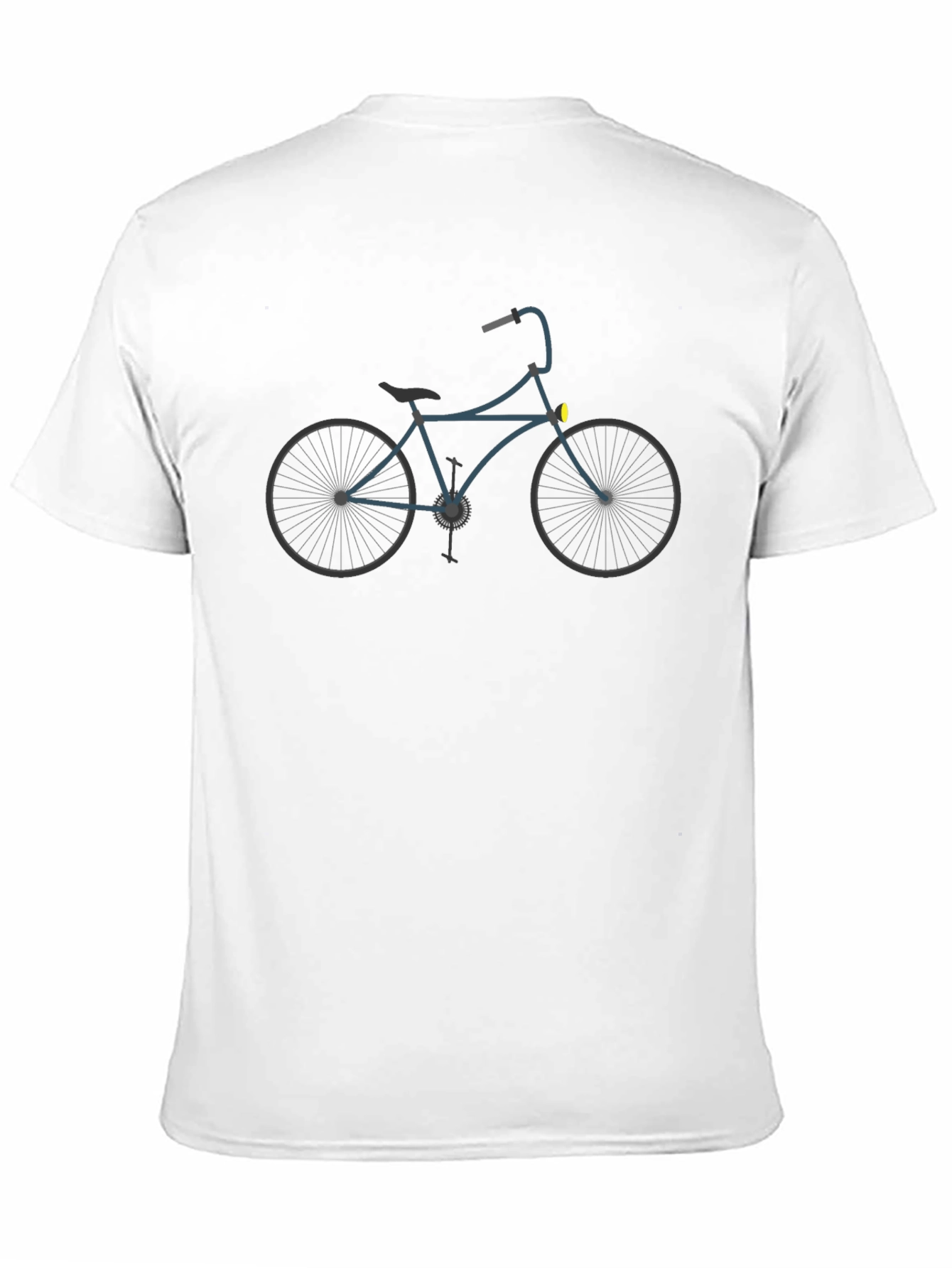 Cool Bike Graphic Tee - Black Casual T-Shirt