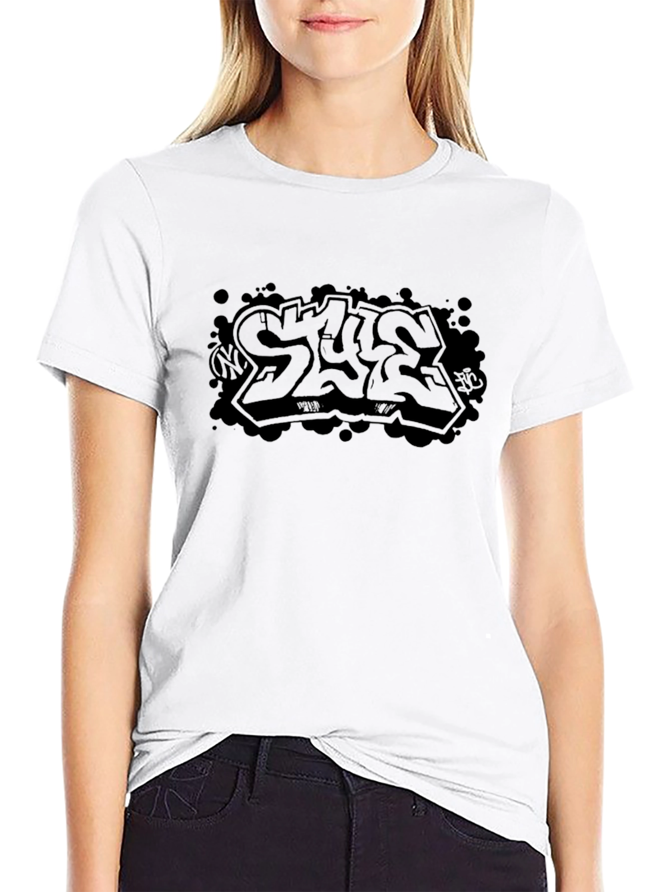 Street Style Black Graphic Tee - Urban Edge