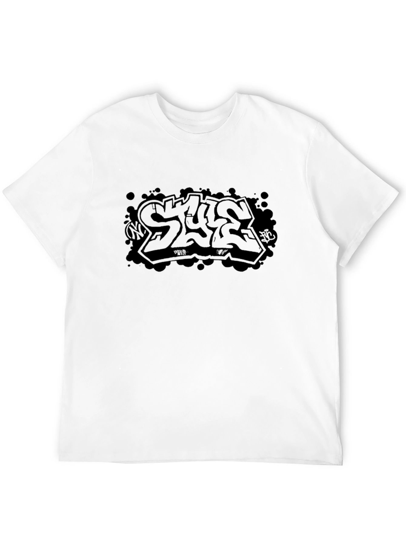 Street Style Black Graphic Tee - Urban Edge