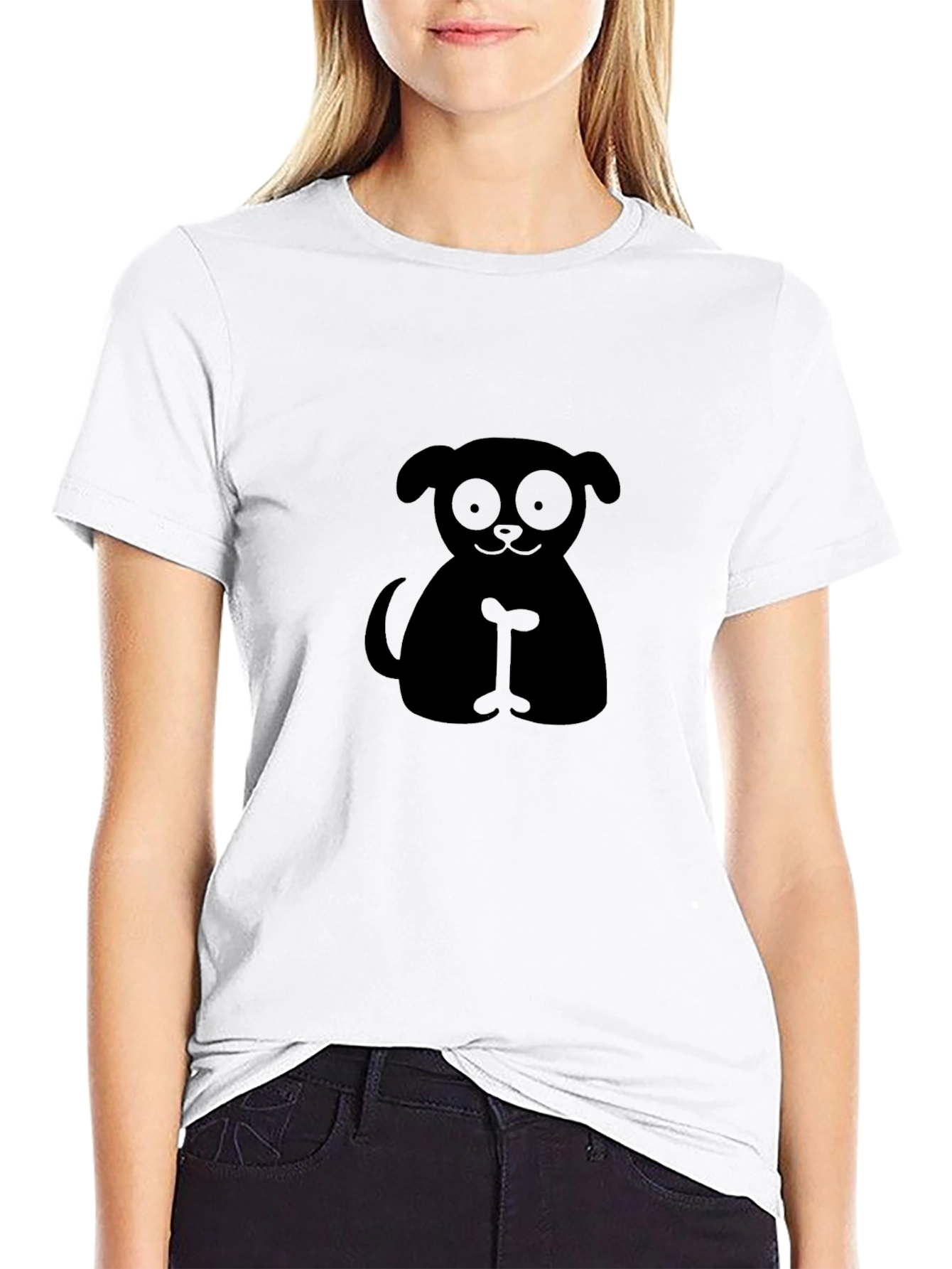 Dog Lovers Tee - Cute Cartoon Puppy T-Shirt