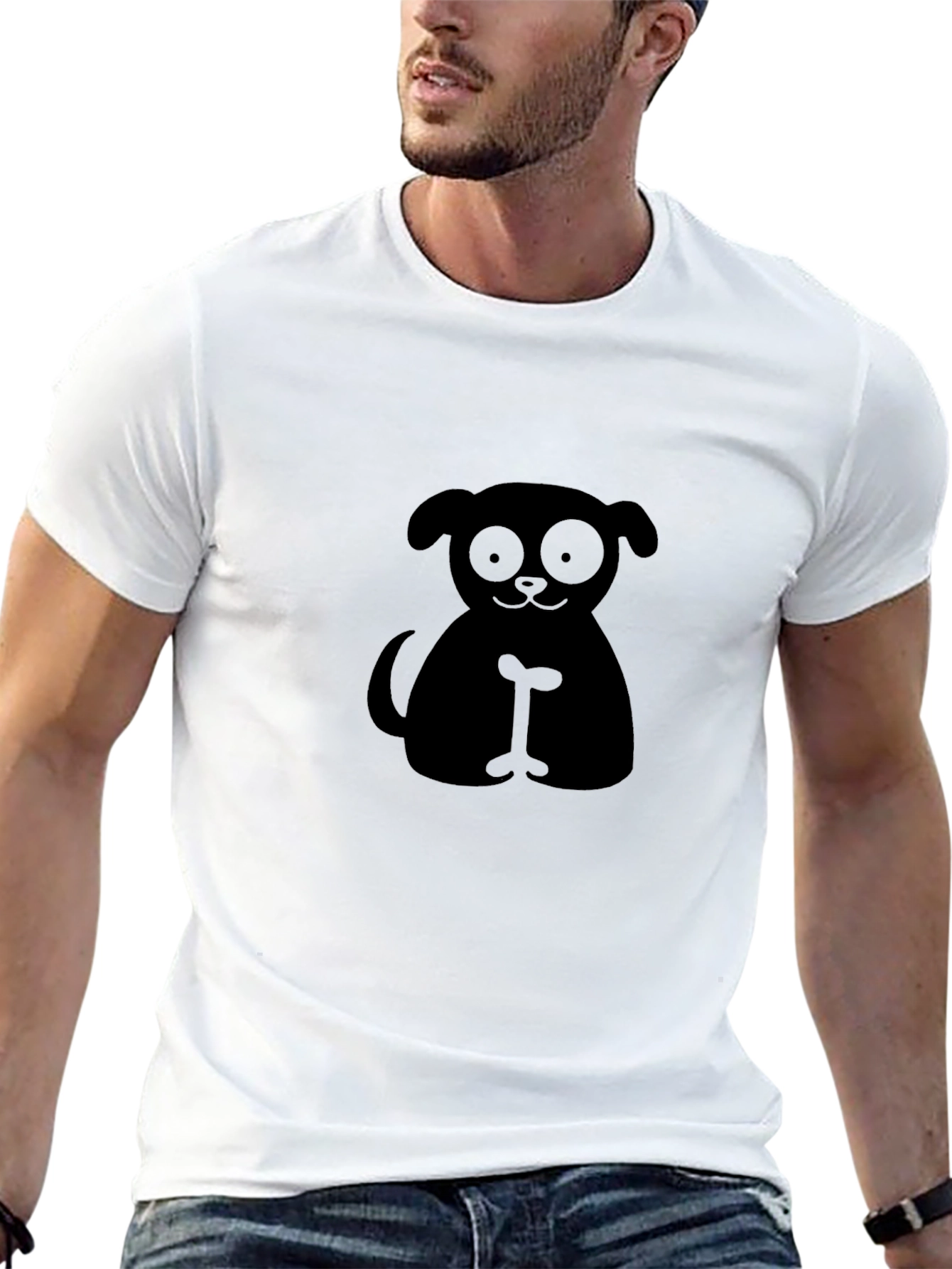 Dog Lovers Tee - Cute Cartoon Puppy T-Shirt