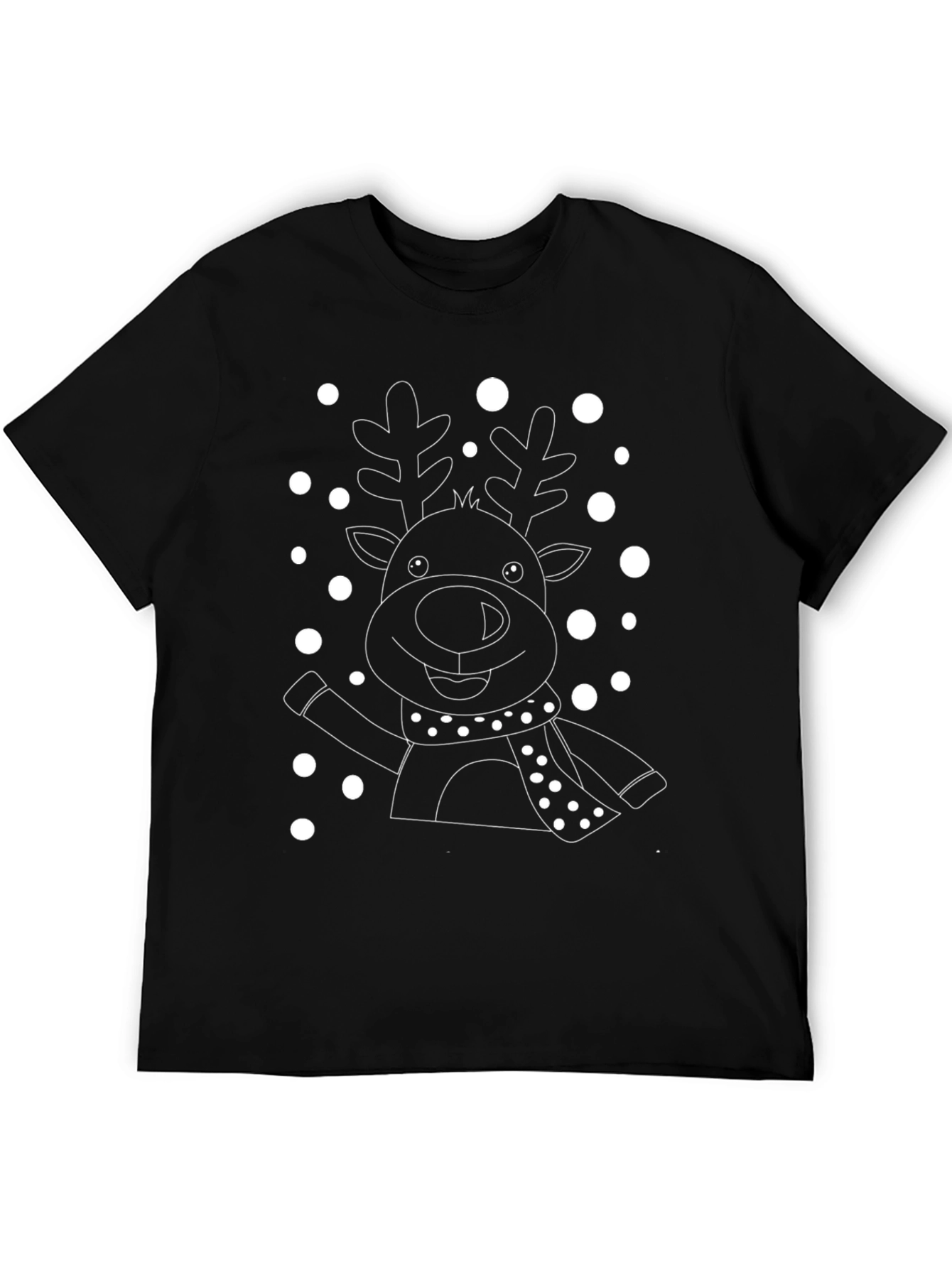 Reindeer Christmas T-Shirt - Holiday Festive Style