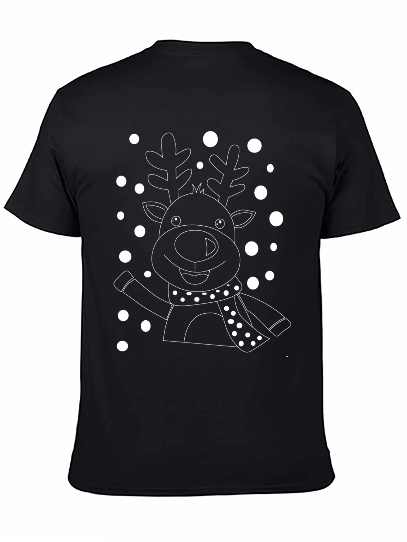 Reindeer Christmas T-Shirt - Holiday Festive Style