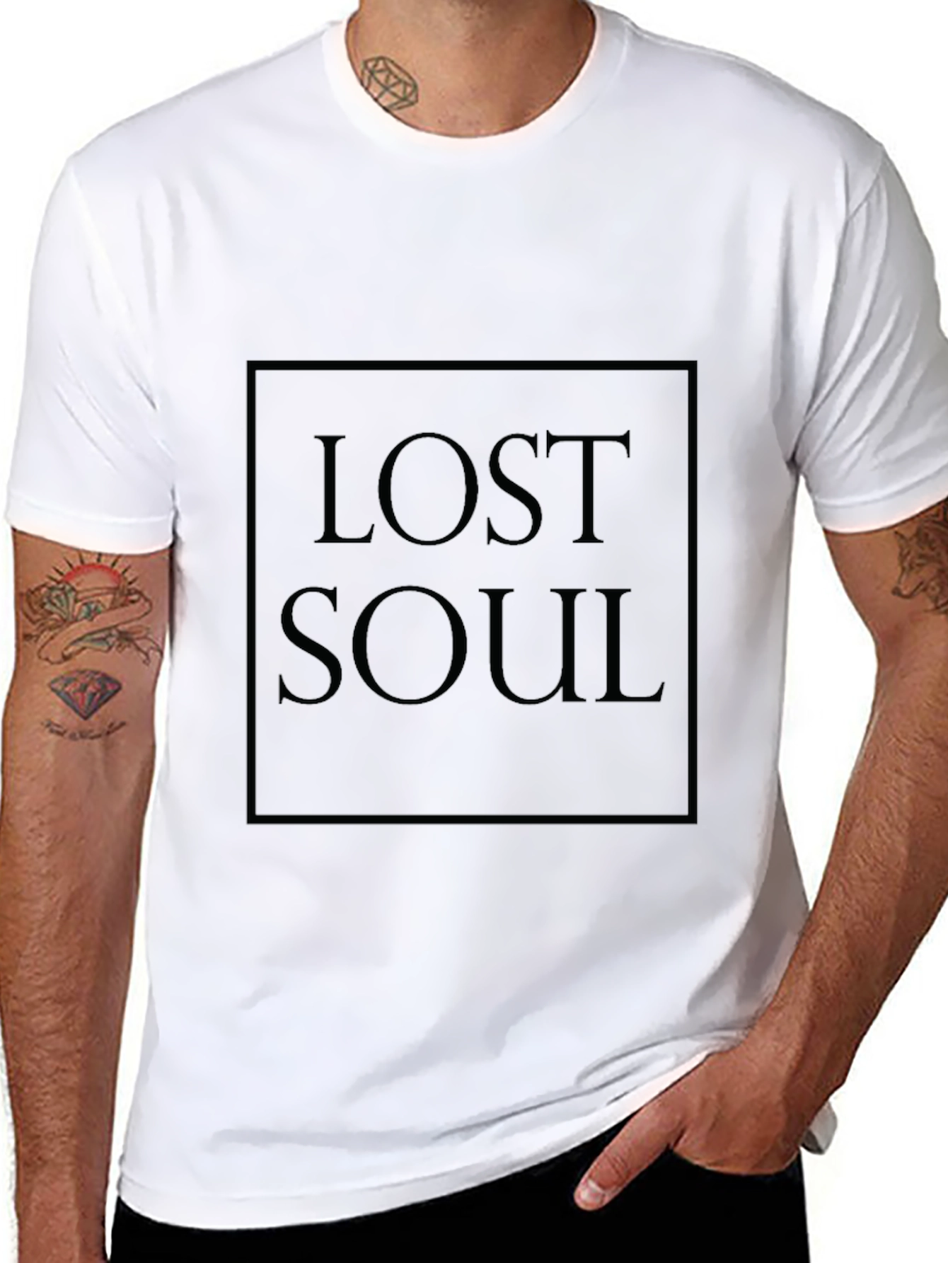 Lost Soul Graphic Tee - Black Unisex T-Shirt