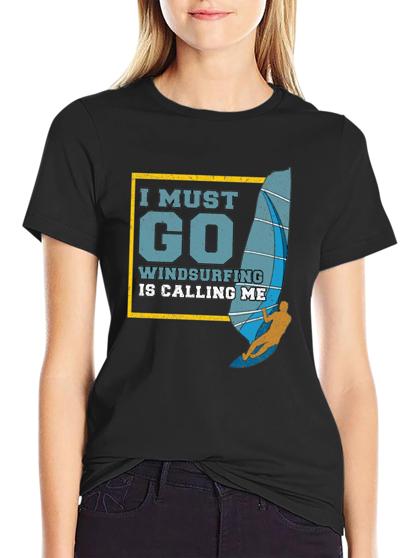 Windsurfing Calling Me Graphic Tee