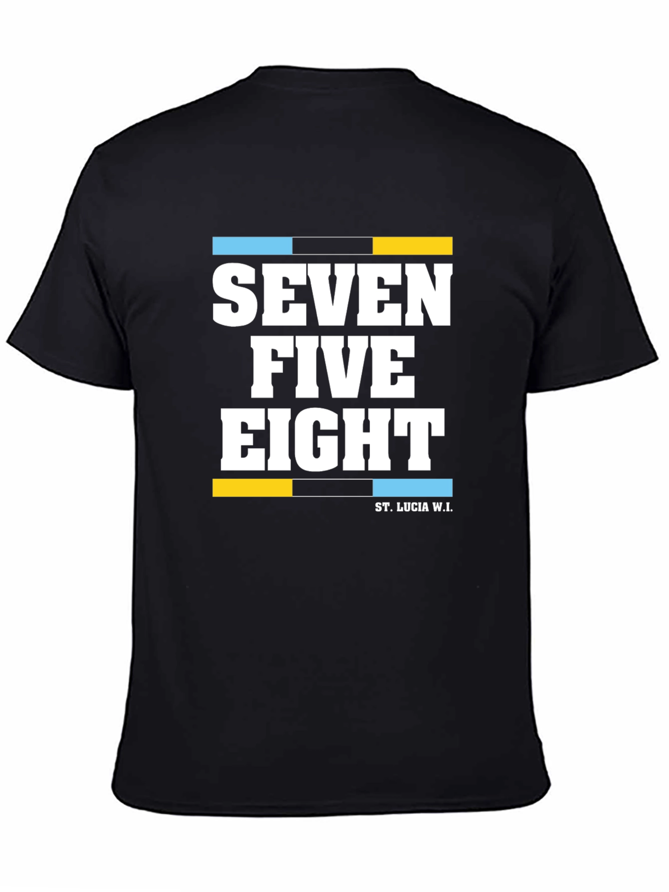 Seven Five Eight T-Shirt - St. Lucia W.I.