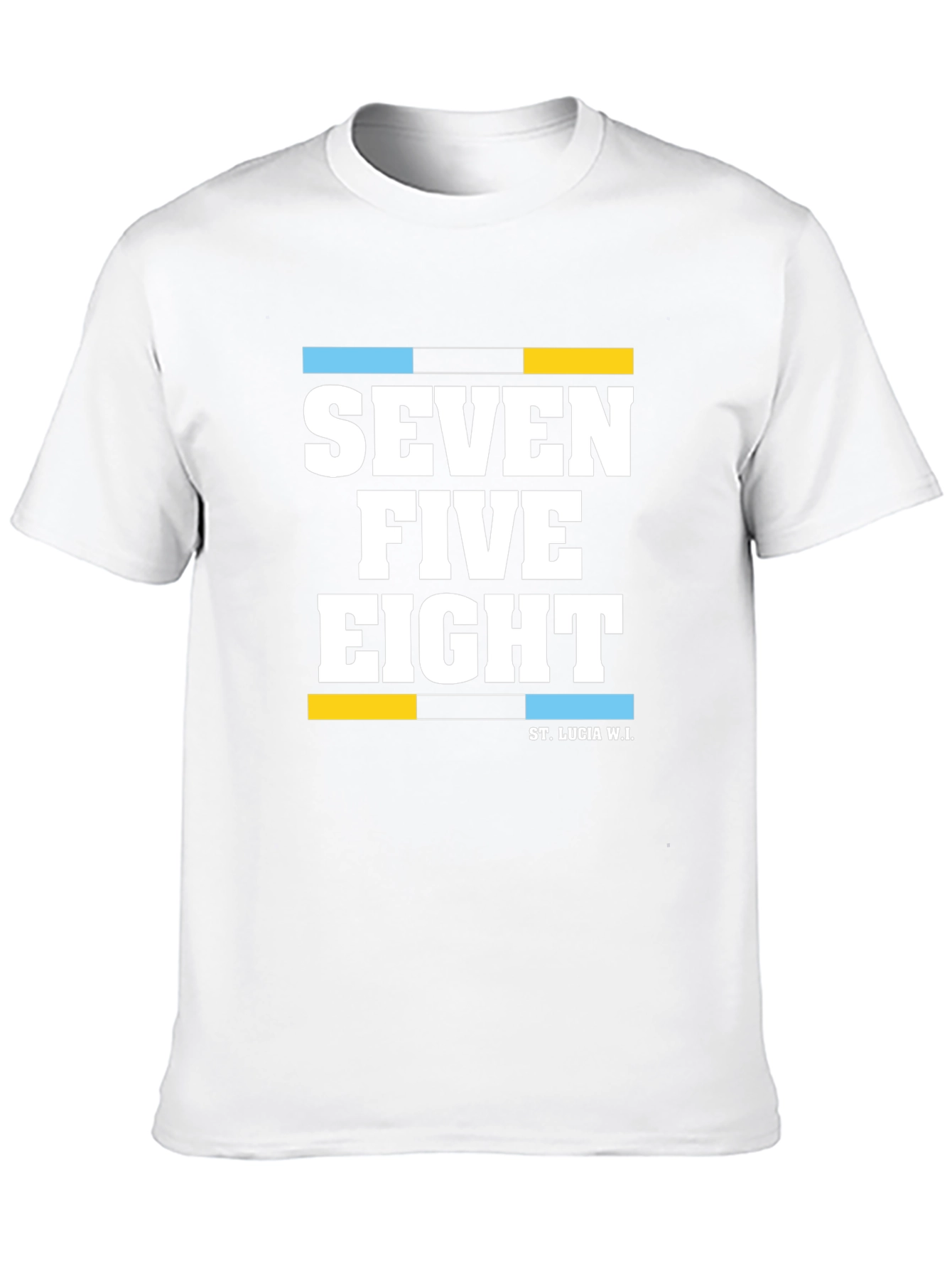 Seven Five Eight T-Shirt - St. Lucia W.I.