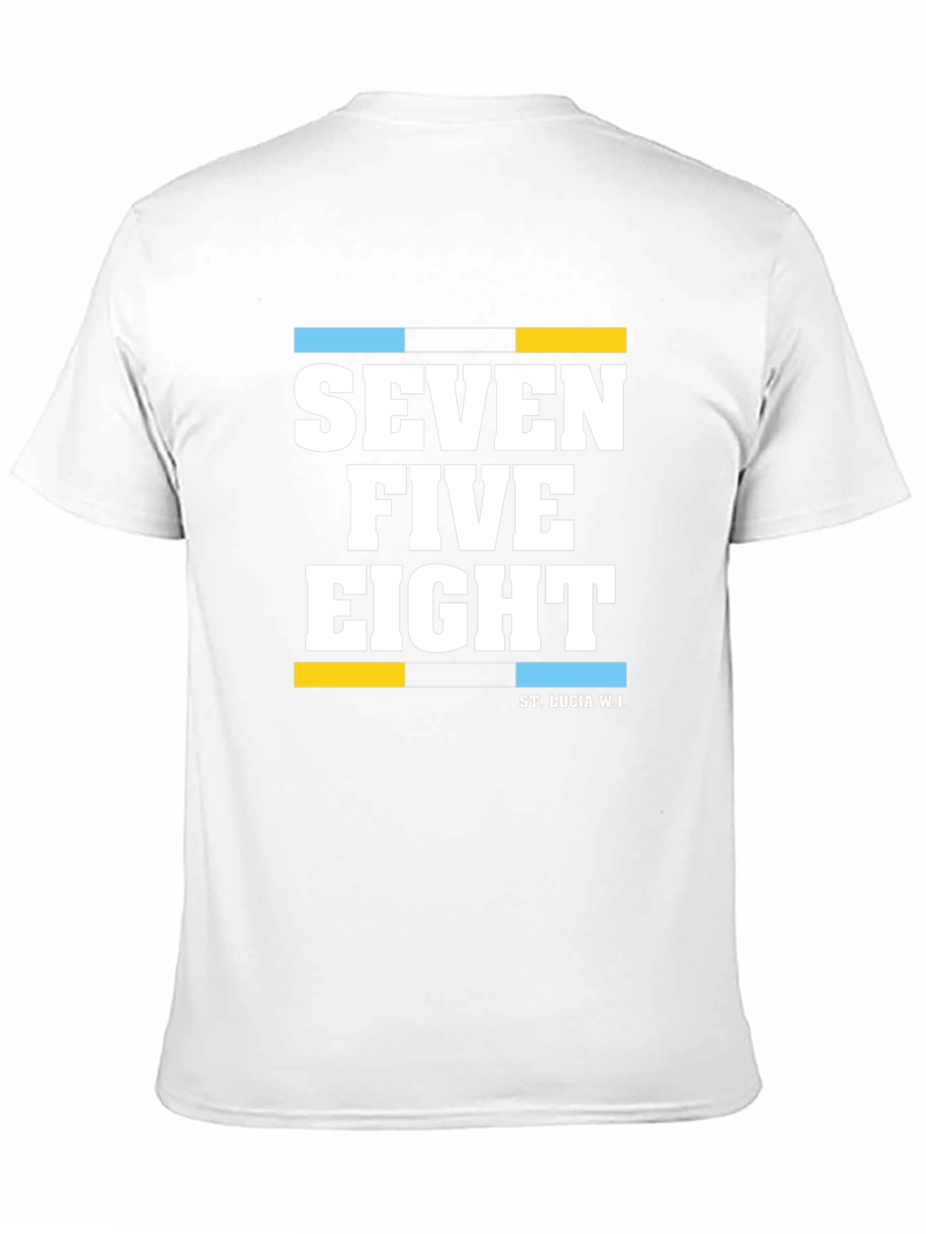 Seven Five Eight T-Shirt - St. Lucia W.I.