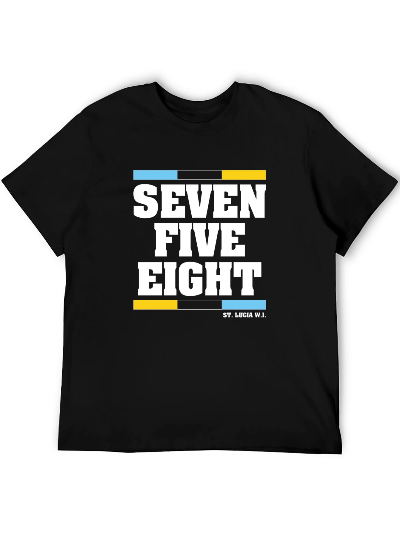Seven Five Eight T-Shirt - St. Lucia W.I.
