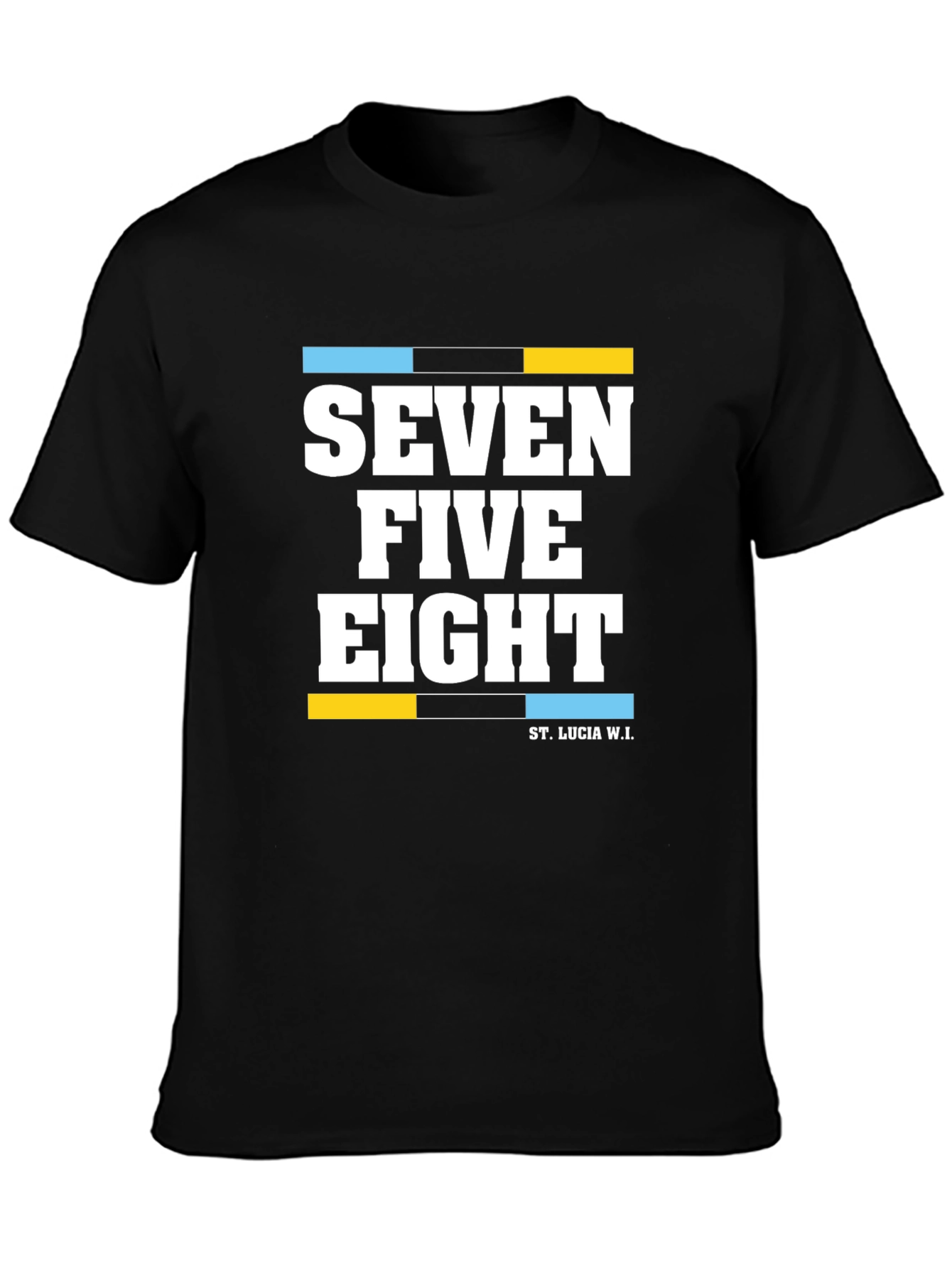 Seven Five Eight T-Shirt - St. Lucia W.I.