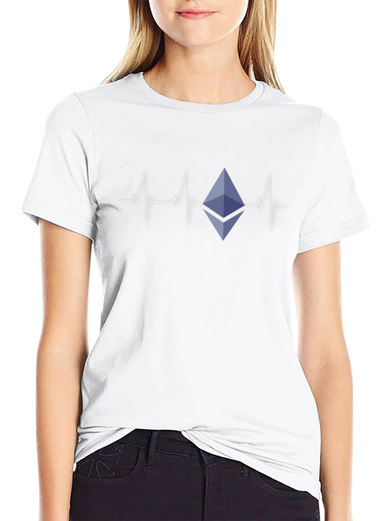 Ethereum Heartbeat T-Shirt - Crypto Lover Tee