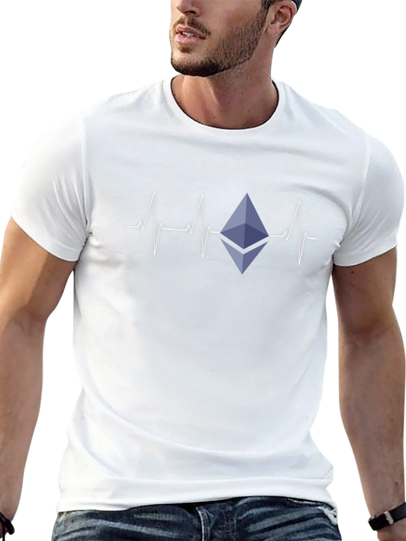 Ethereum Heartbeat T-Shirt - Crypto Lover Tee