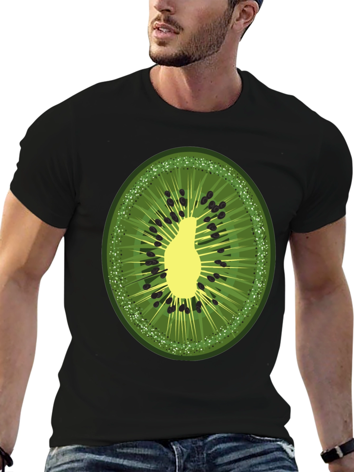 Kiwi Slice Graphic T-Shirt