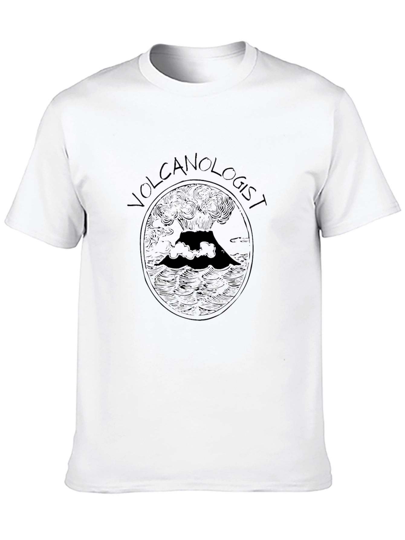 Volcanologist Graphic Tee - Eruption Design