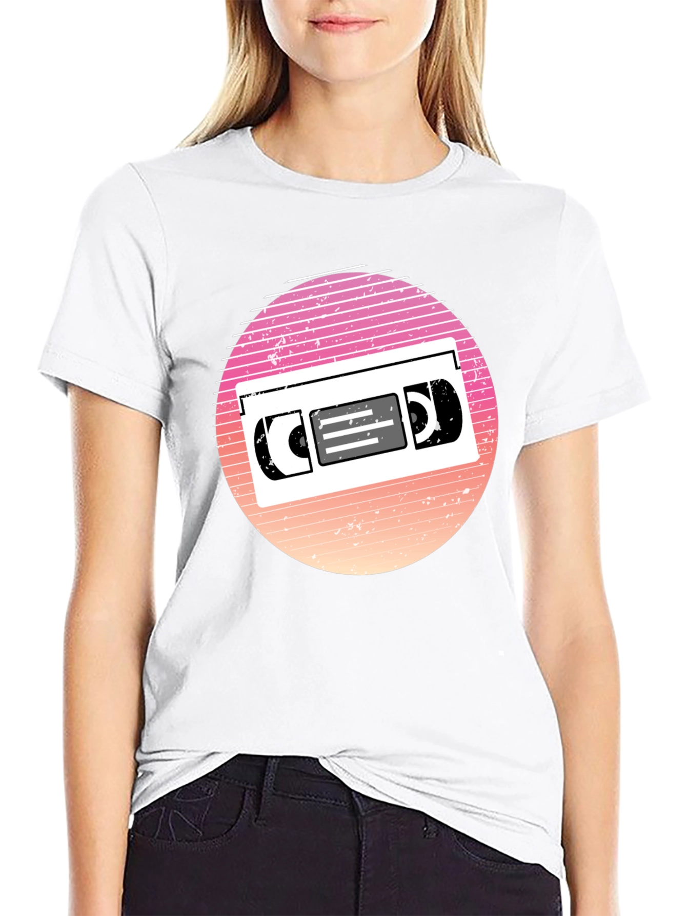 Retro VHS Tape Graphic T-Shirt